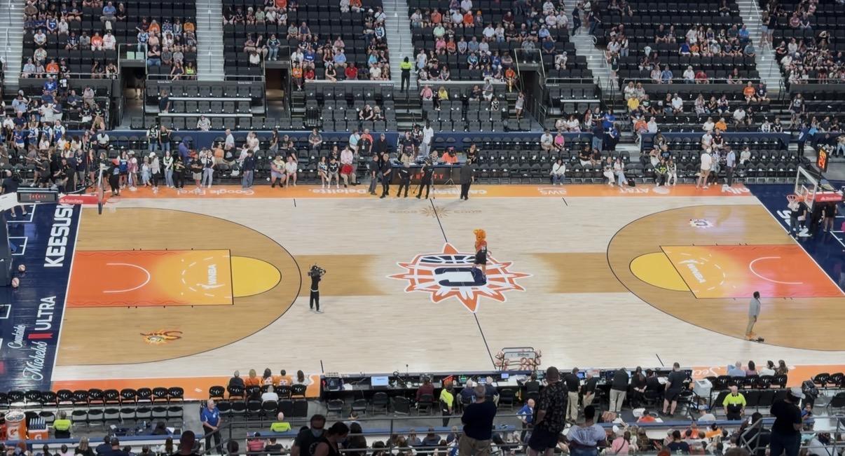 Real Fan View taken from Section 205 at PeoplesBank Arena by Shariah L