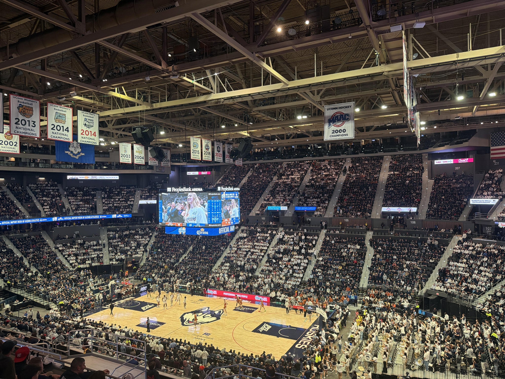 Real Fan View taken from Section 212 at PeoplesBank Arena by James W