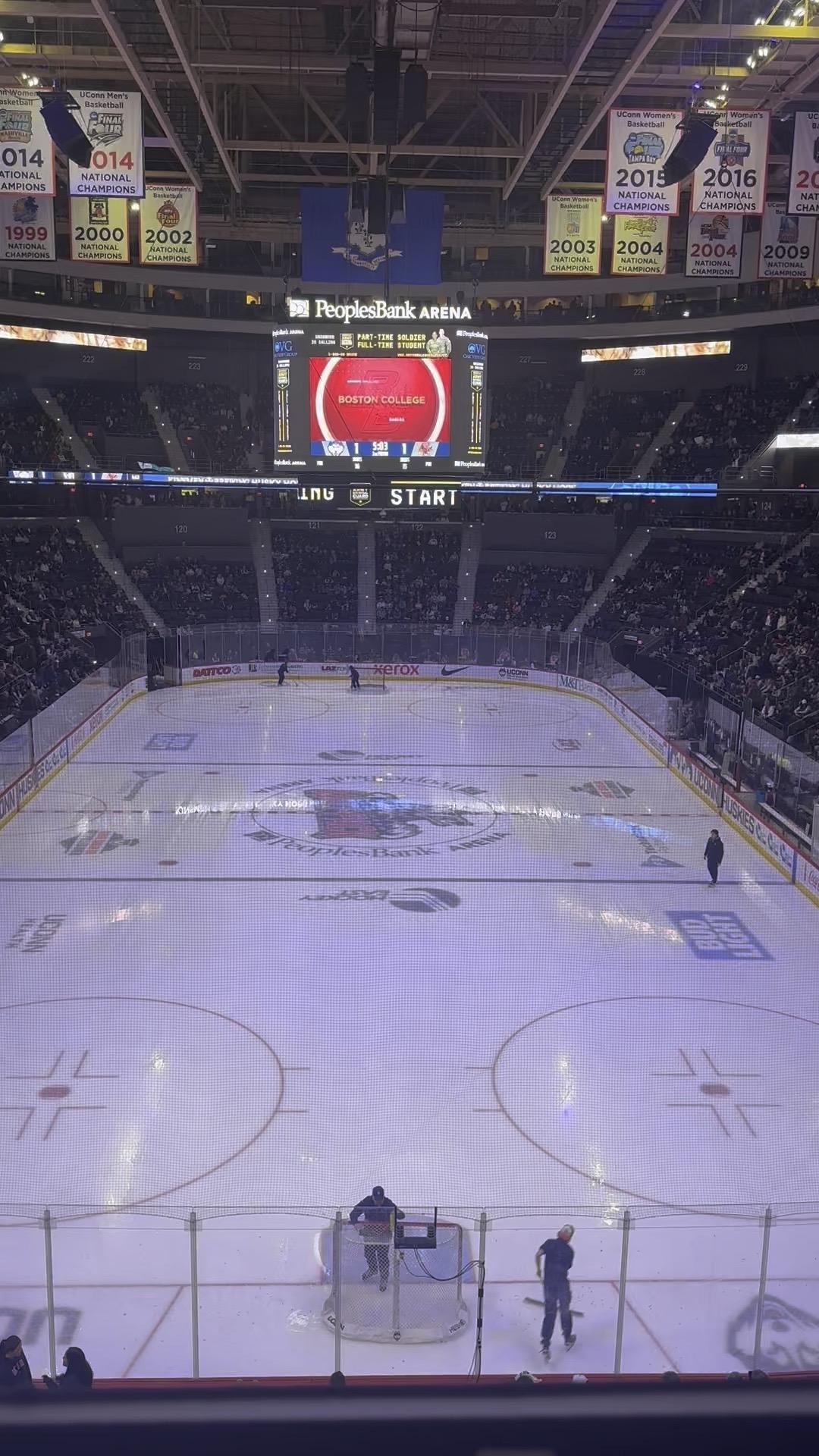 Real Fan View taken from Section 236 at PeoplesBank Arena by Mathew G