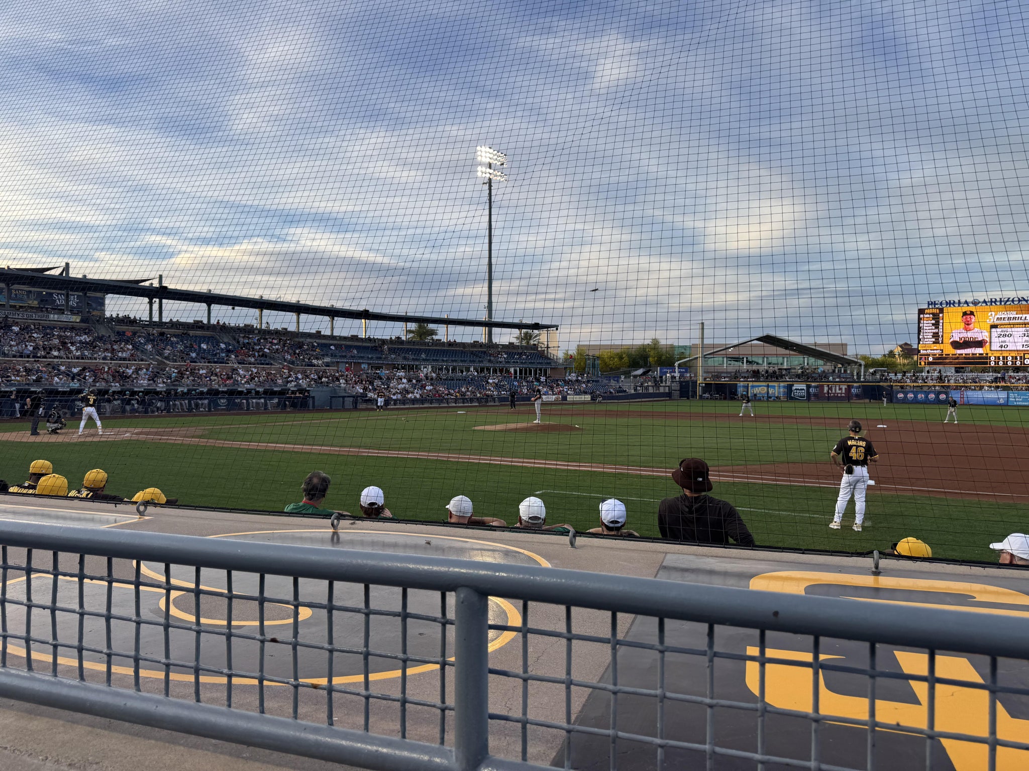 Real Fan View taken from Section 114 at Peoria Sports Complex by Riley K