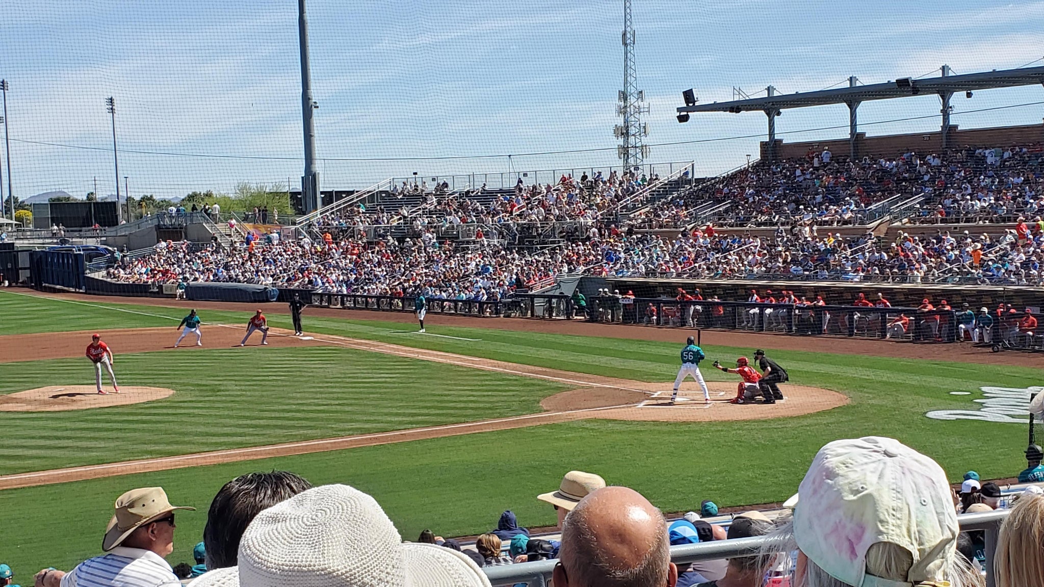 Real Fan View taken from Section 209 at Peoria Sports Complex by Liane T