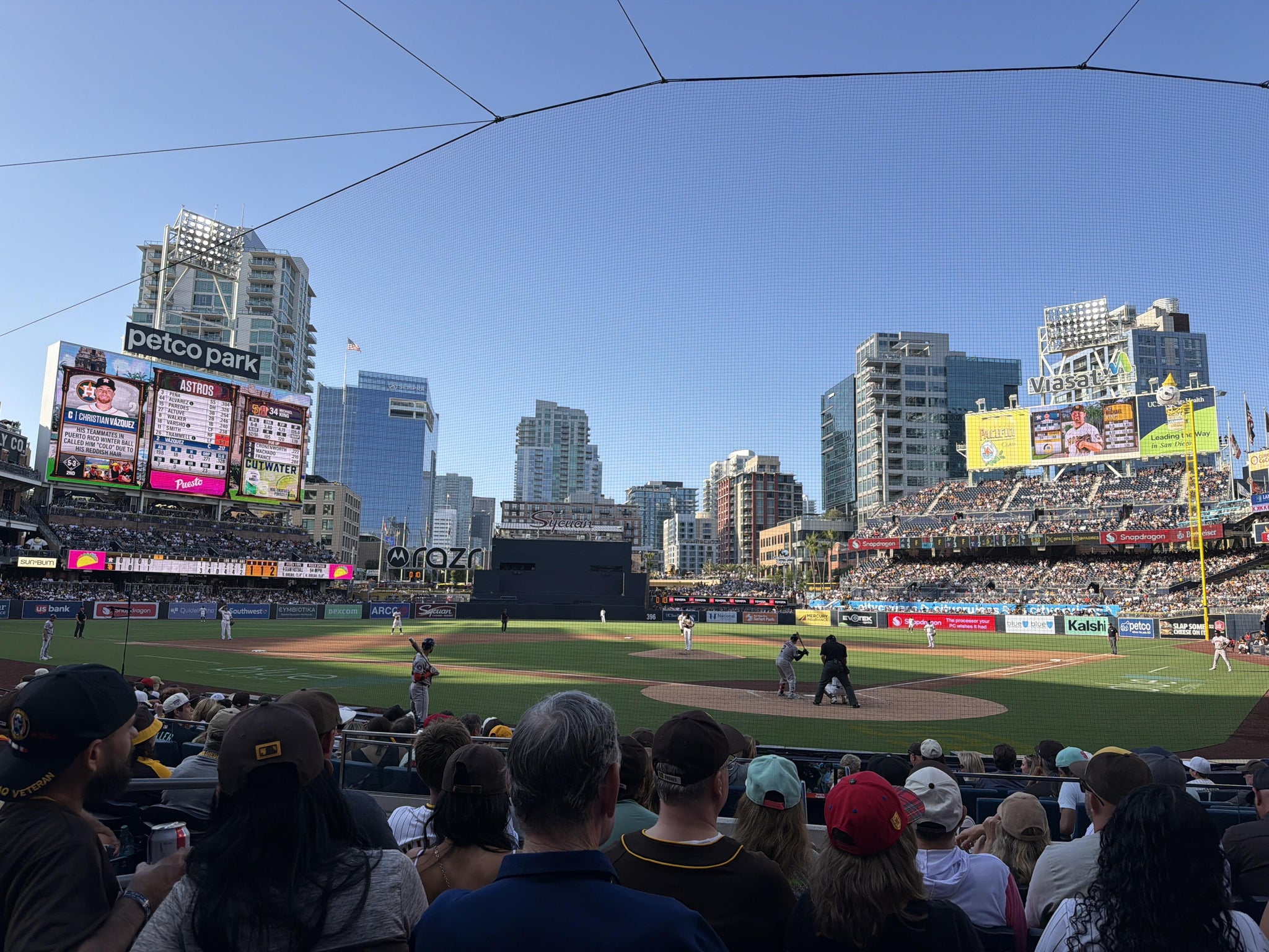 Real Fan View taken from Section 102 at Petco Park by Kris K