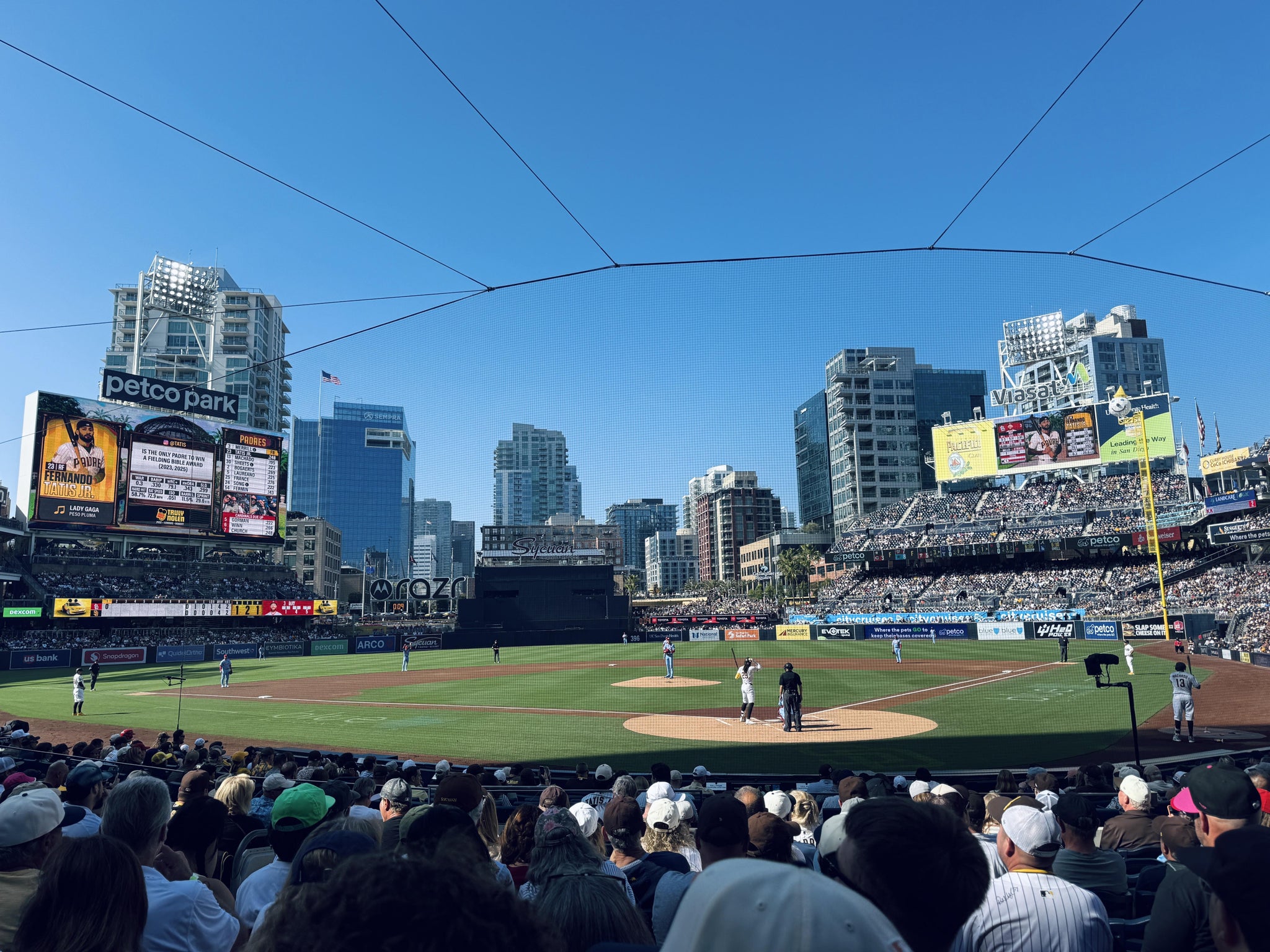Real Fan View taken from Section 102 at Petco Park by Sheri C