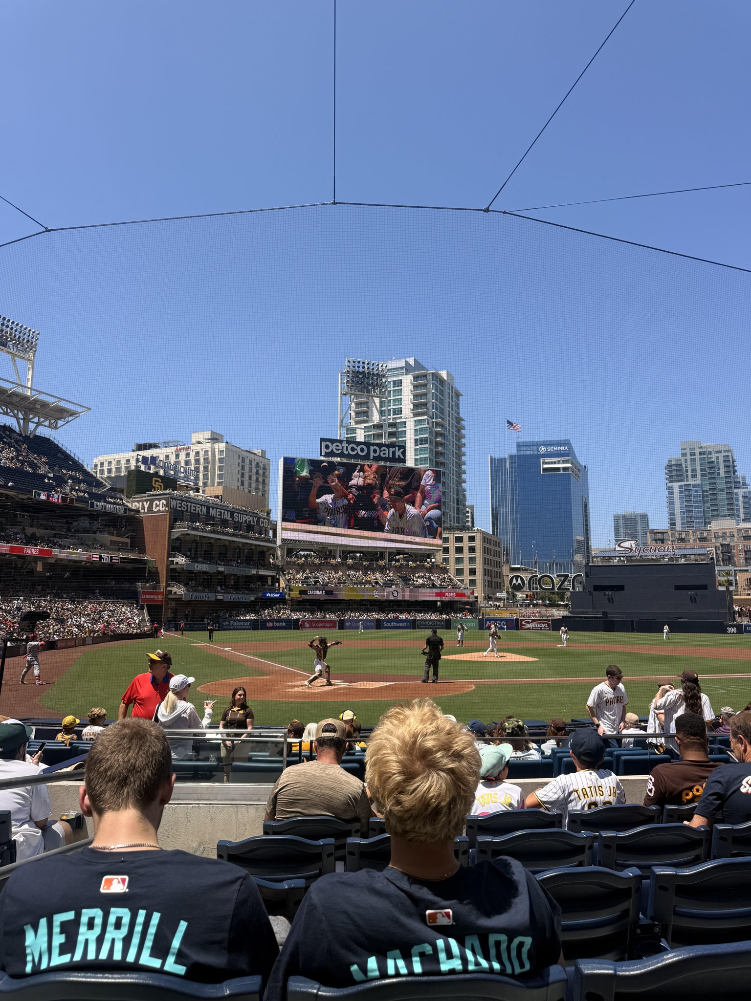 Real Fan View taken from Section 103 at Petco Park by Sophie S
