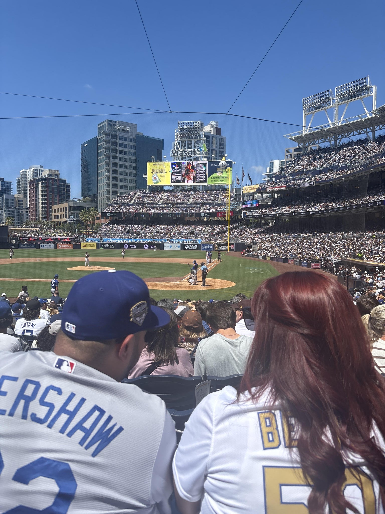 Real Fan View taken from Section 104 at Petco Park by Mariana E