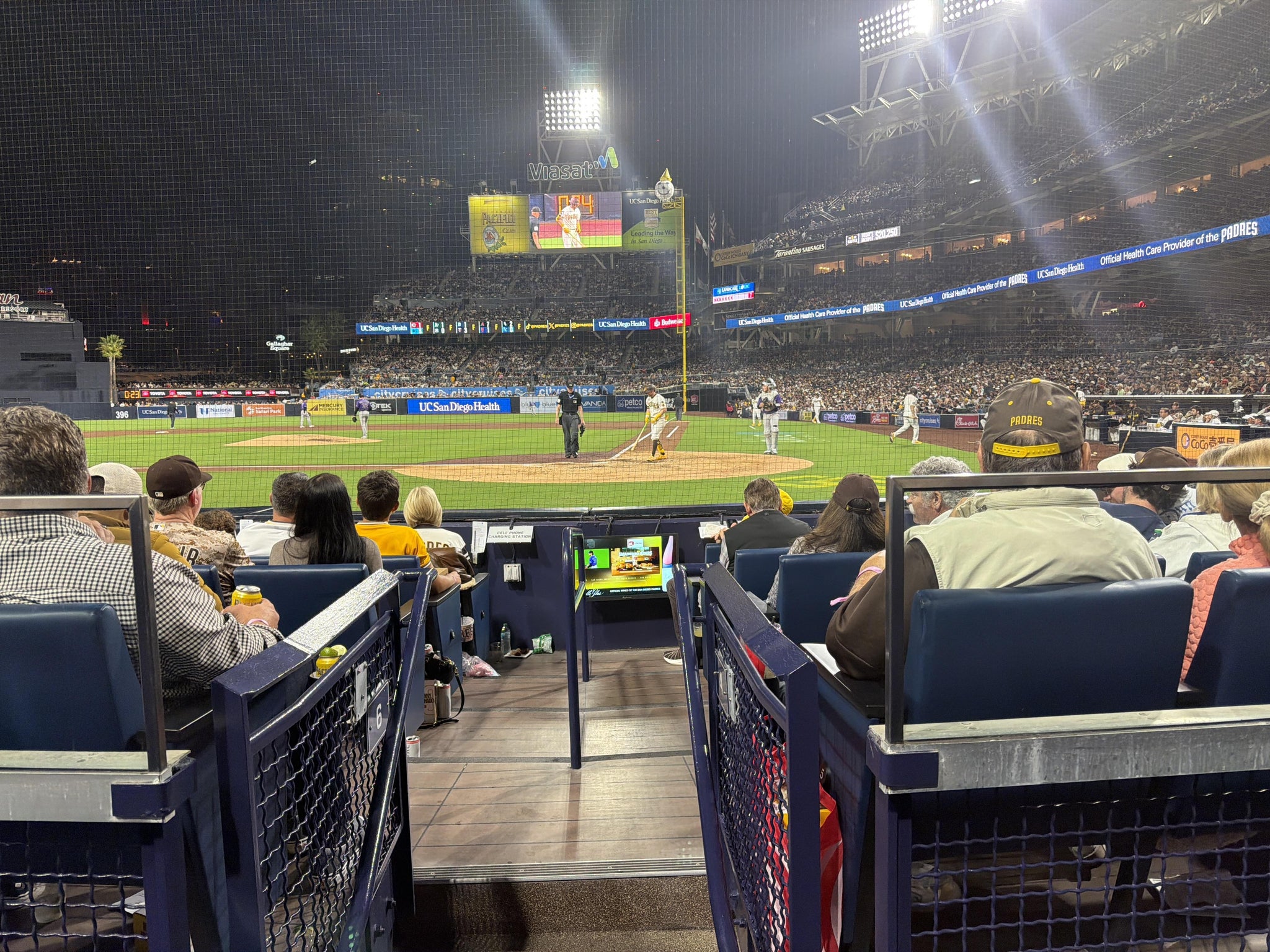 Real Fan View taken from Section 104 at Petco Park by Mike V