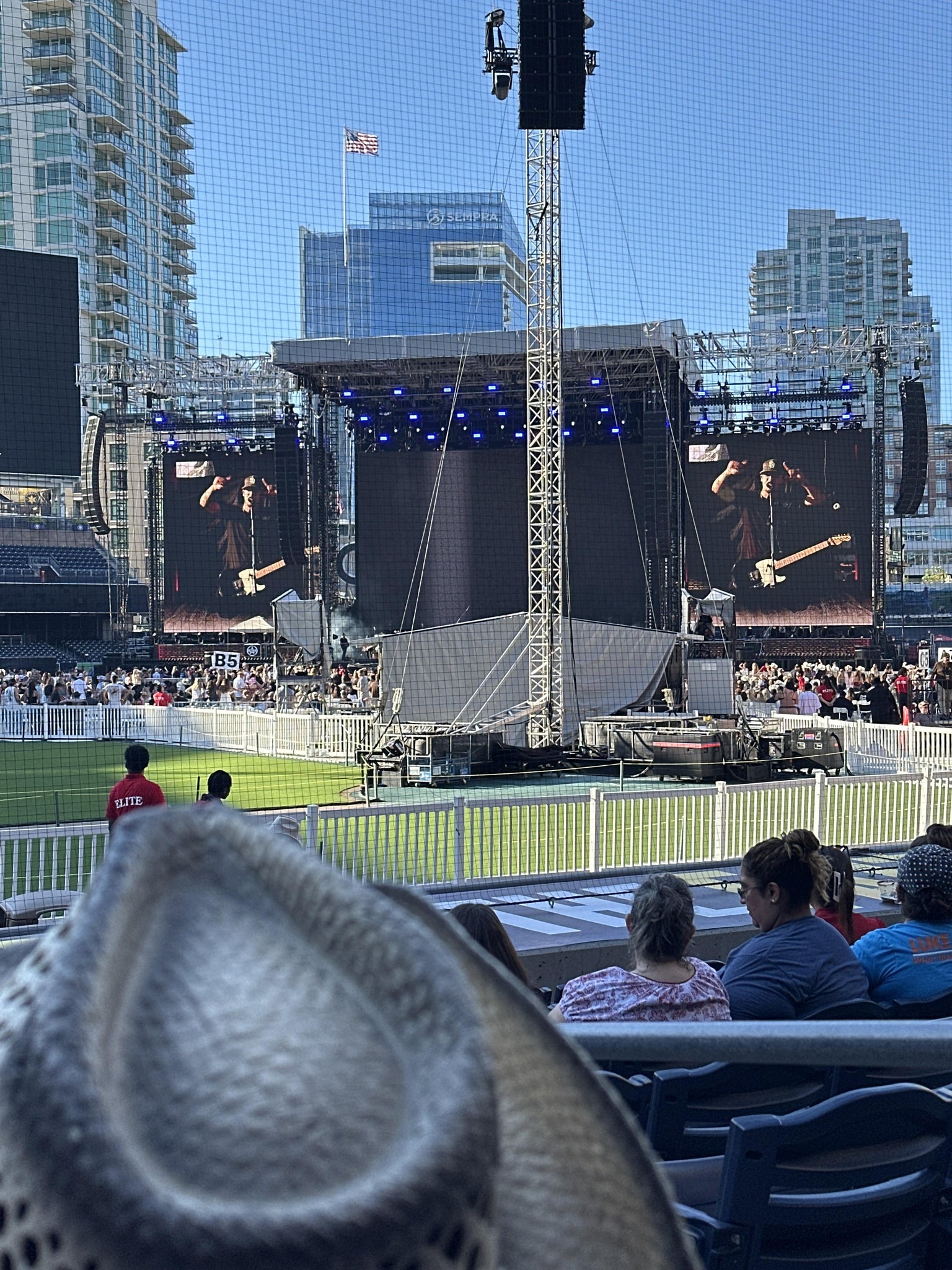 Real Fan View taken from Section 105 at Petco Park by Christine B
