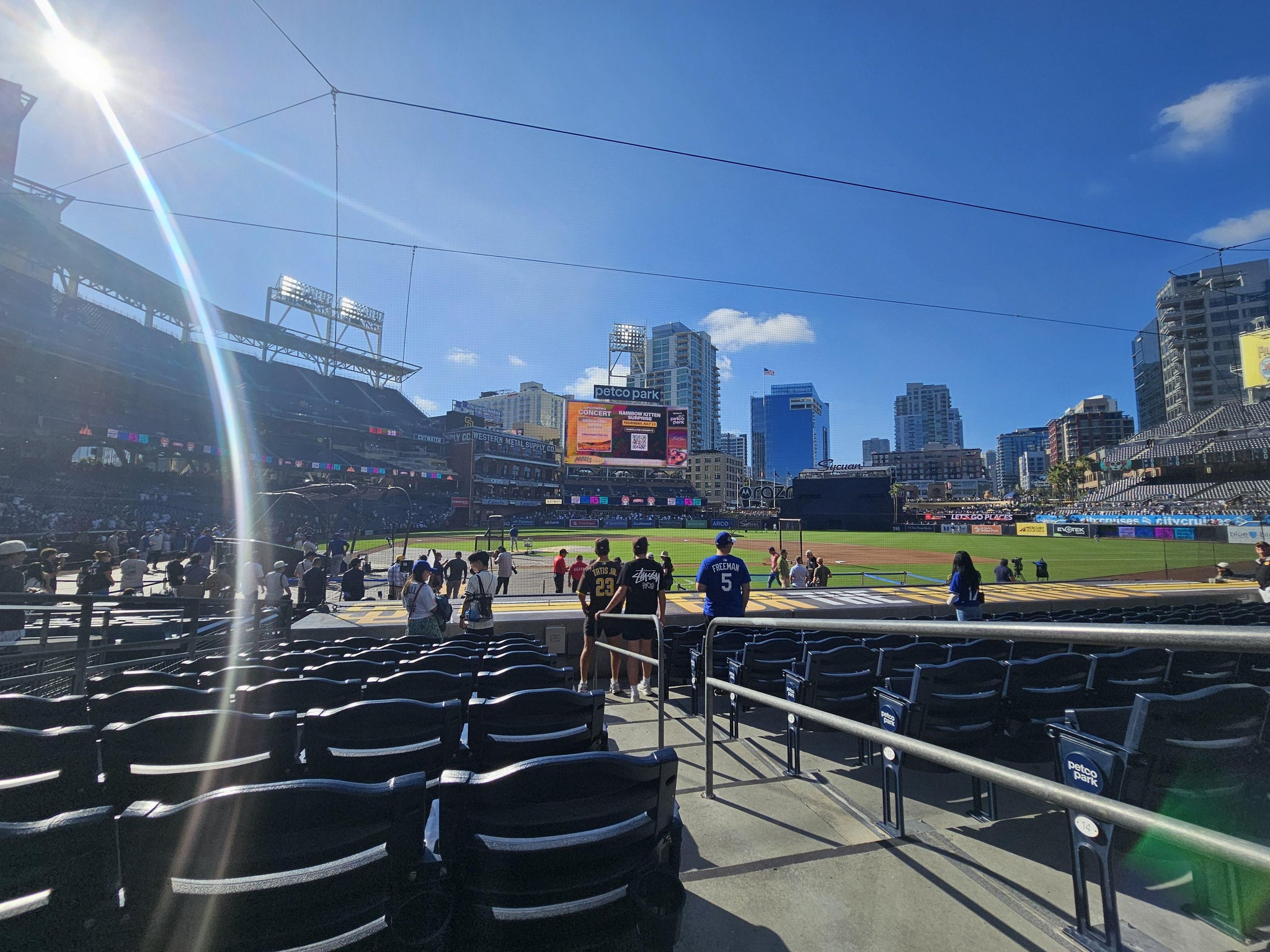 Real Fan View taken from Section 105 at Petco Park by Mario R