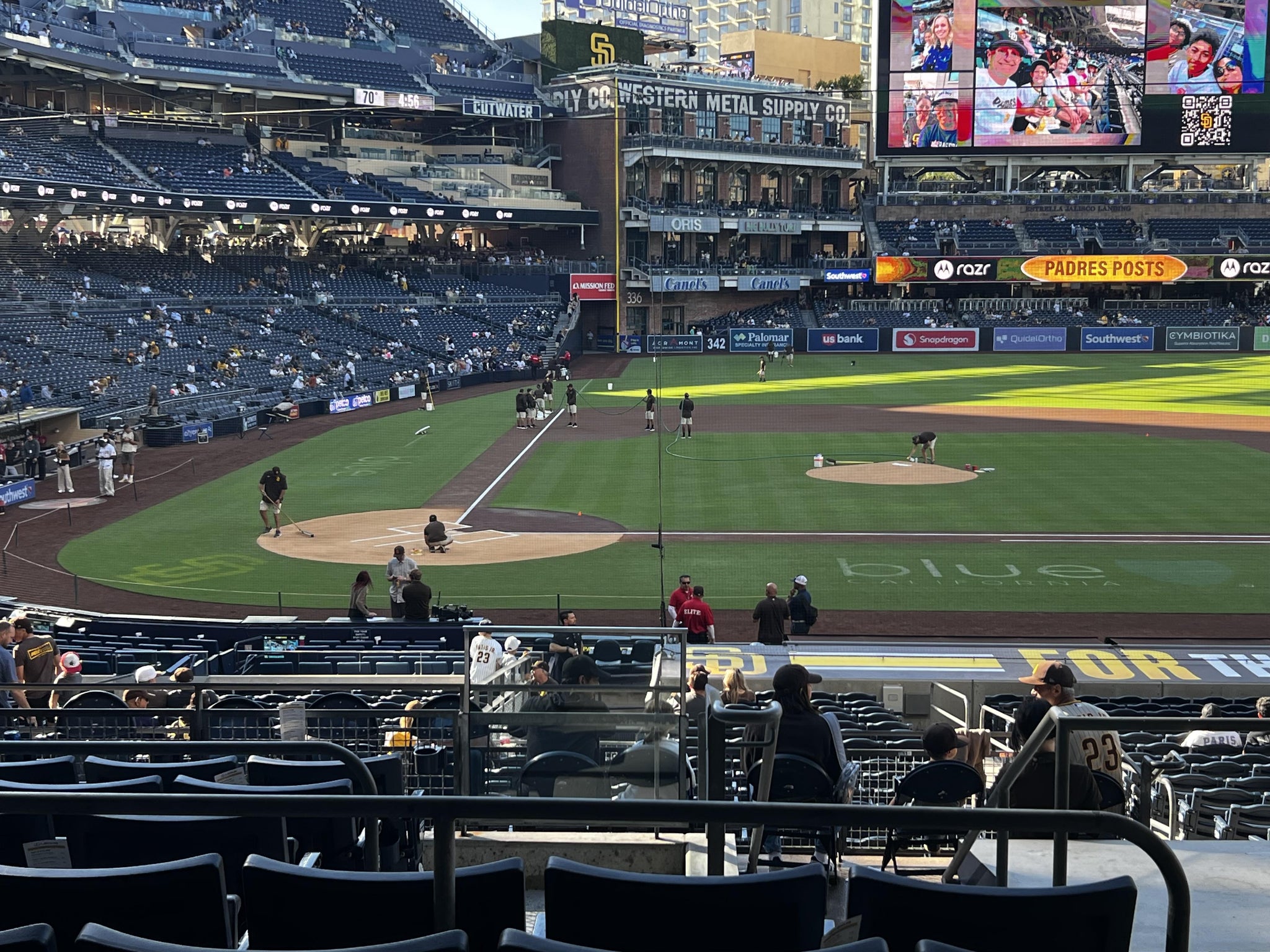 Real Fan View taken from Section 105 at Petco Park by Robert W