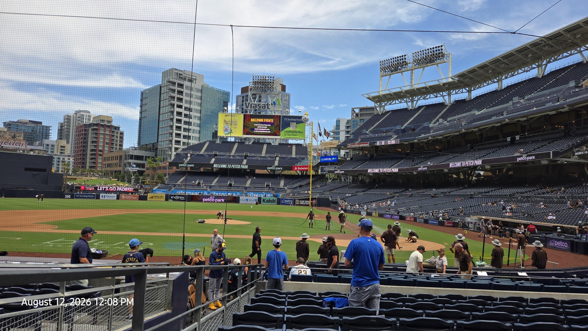 Real Fan View taken from Section 106 at Petco Park by James A