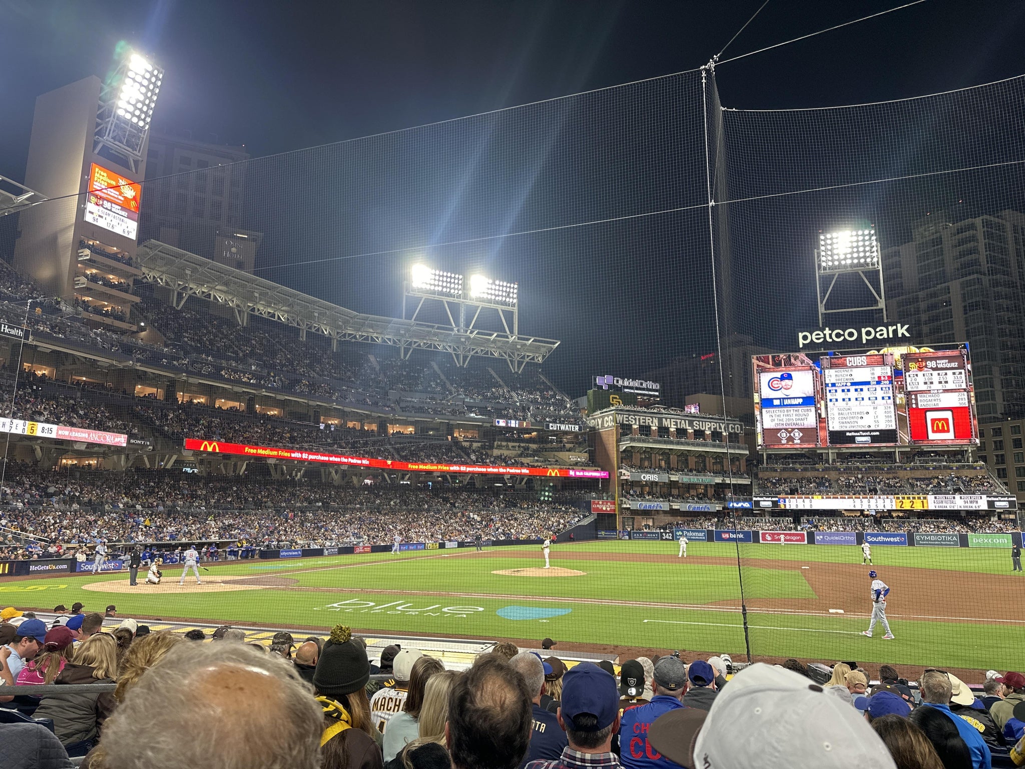 Real Fan View taken from Section 109 at Petco Park by Christopher S