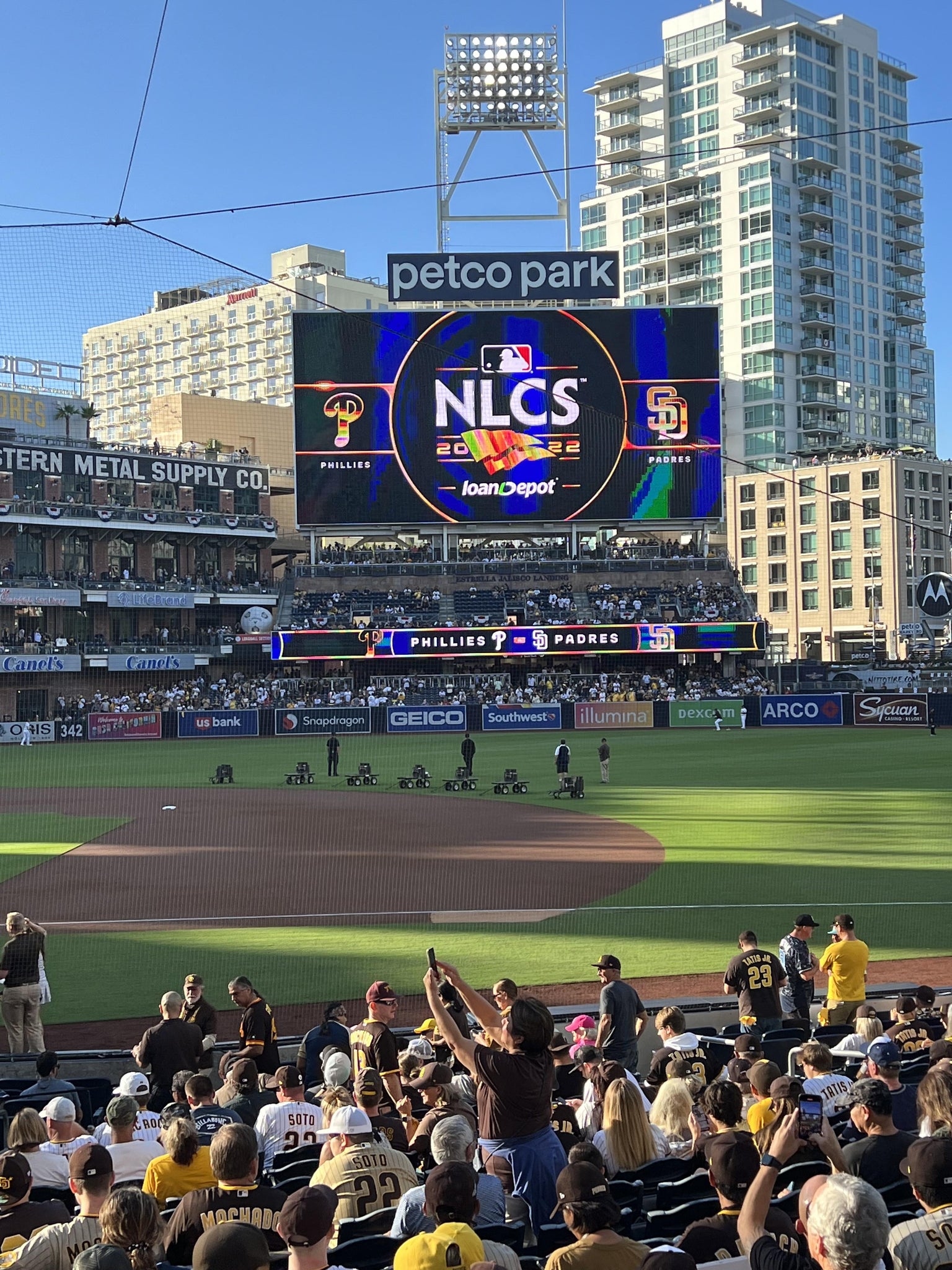 Real Fan View taken from Section 111 at Petco Park by Katie M