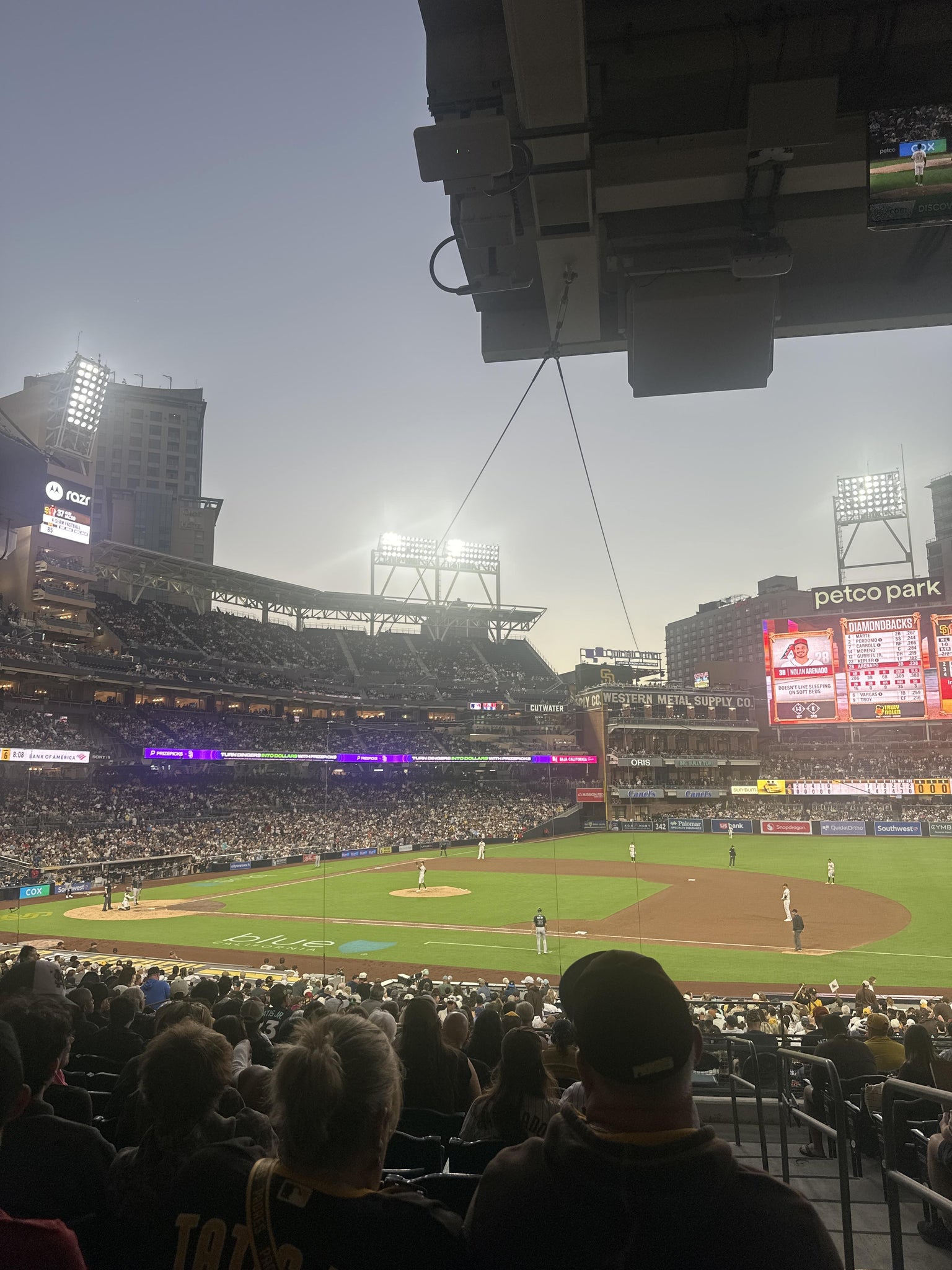 Real Fan View taken from Section 111 at Petco Park by Shana H