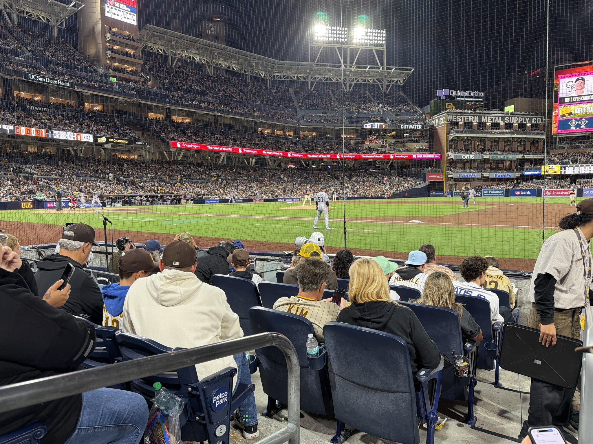 Real Fan View taken from Section 111 at Petco Park by Brian M