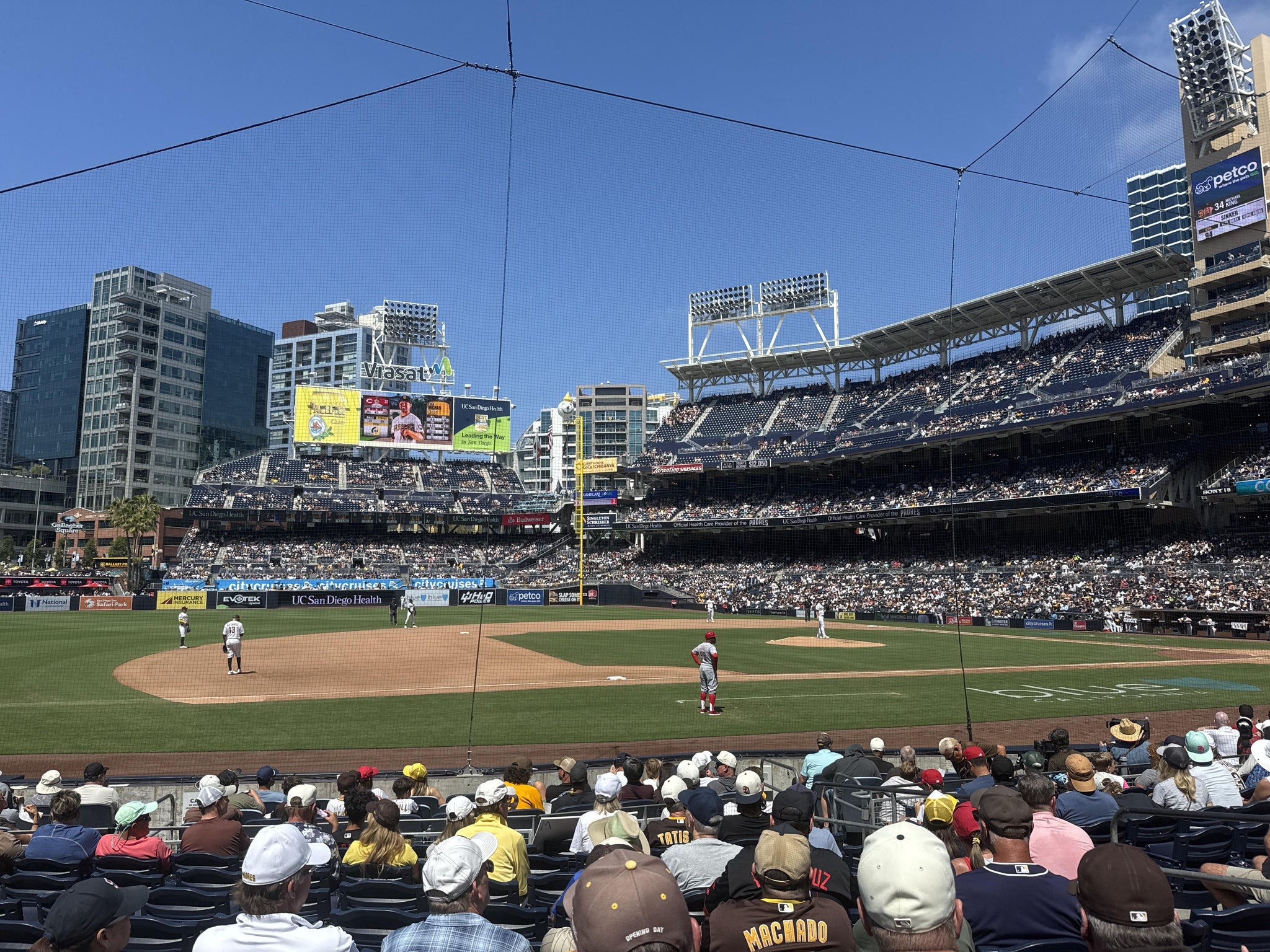 Real Fan View taken from Section 112 at Petco Park by Dan K
