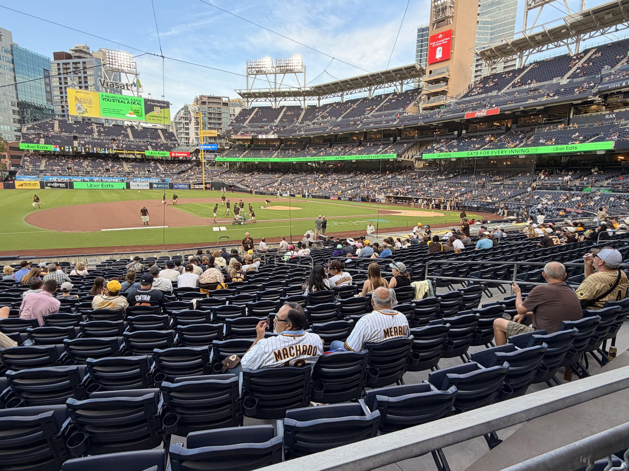 Vue réelle des fans prise de la Section 112 au site Petco Park par Anonymous User