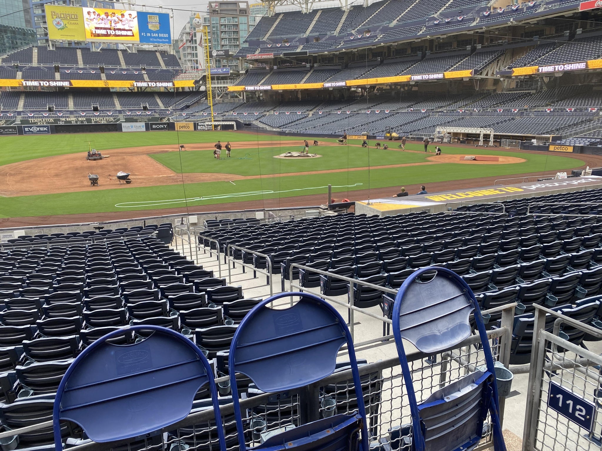 Real Fan View taken from Section 112 at Petco Park by Kenneth B