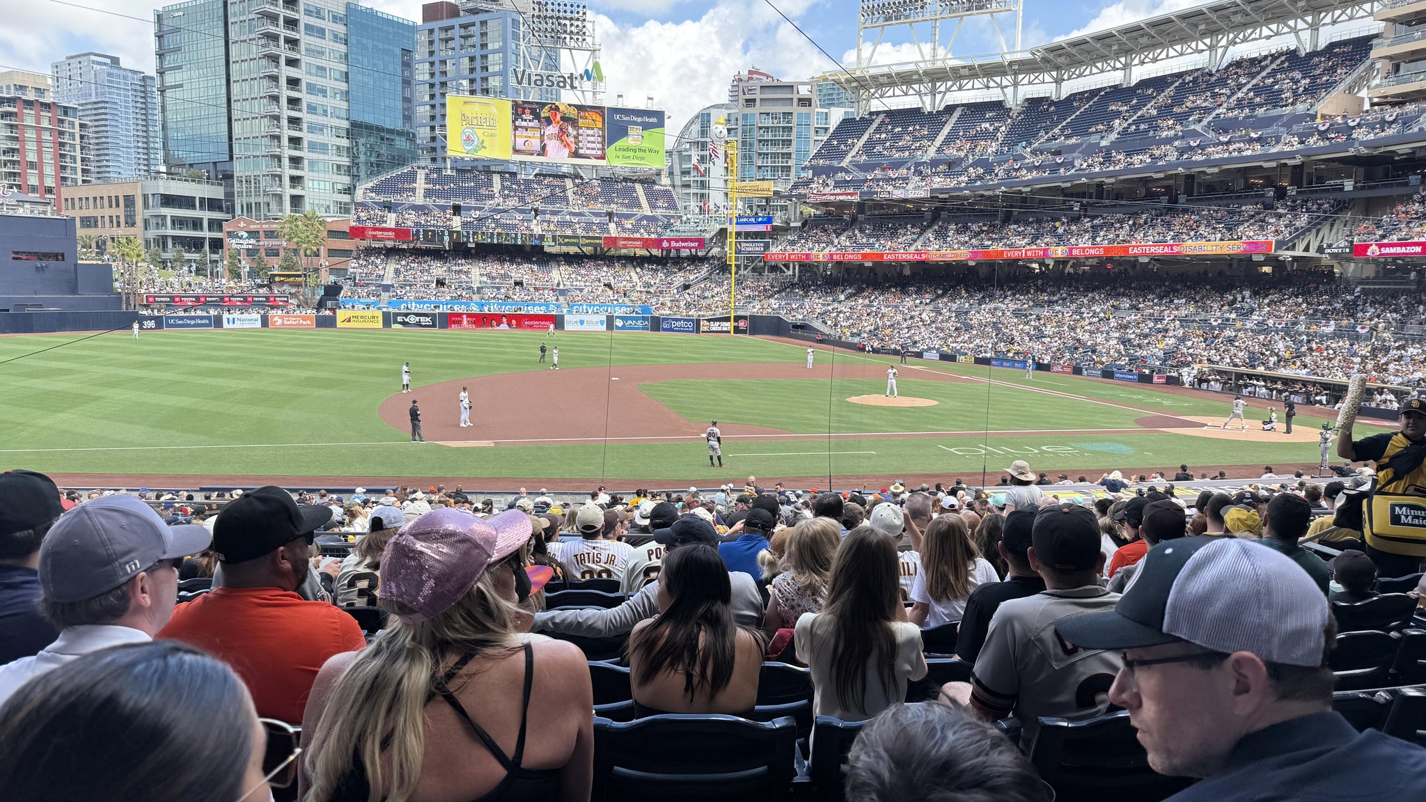 Real Fan View taken from Section 112 at Petco Park by Brion K