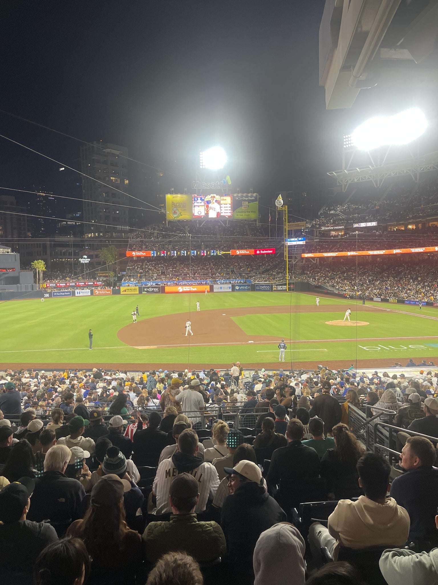 Real Fan View taken from Section 112 at Petco Park by Carlos P