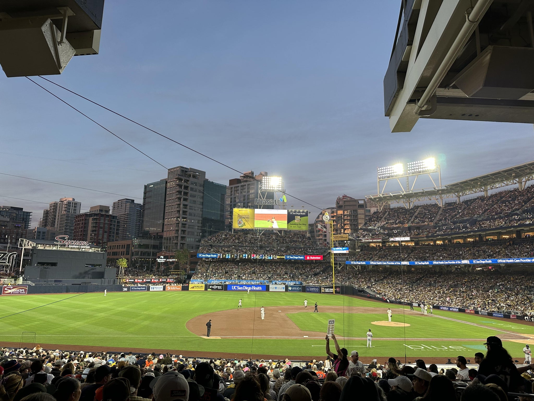 Real Fan View taken from Section 112 at Petco Park by Phuong D