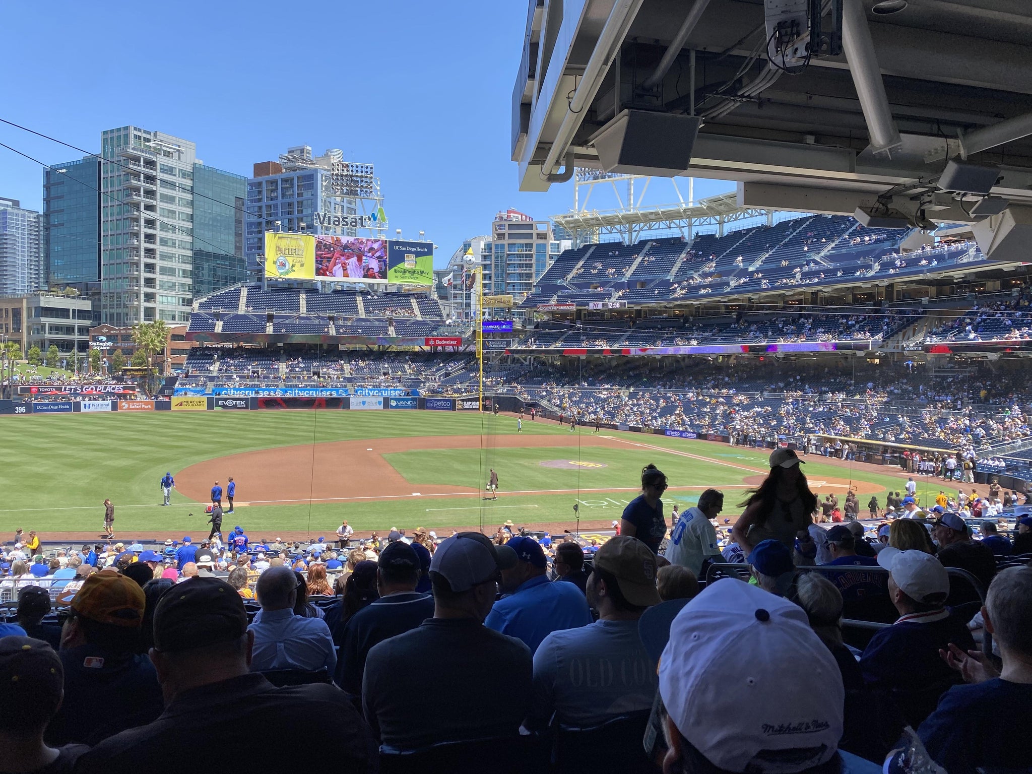 Real Fan View taken from Section 112 at Petco Park by Michael S