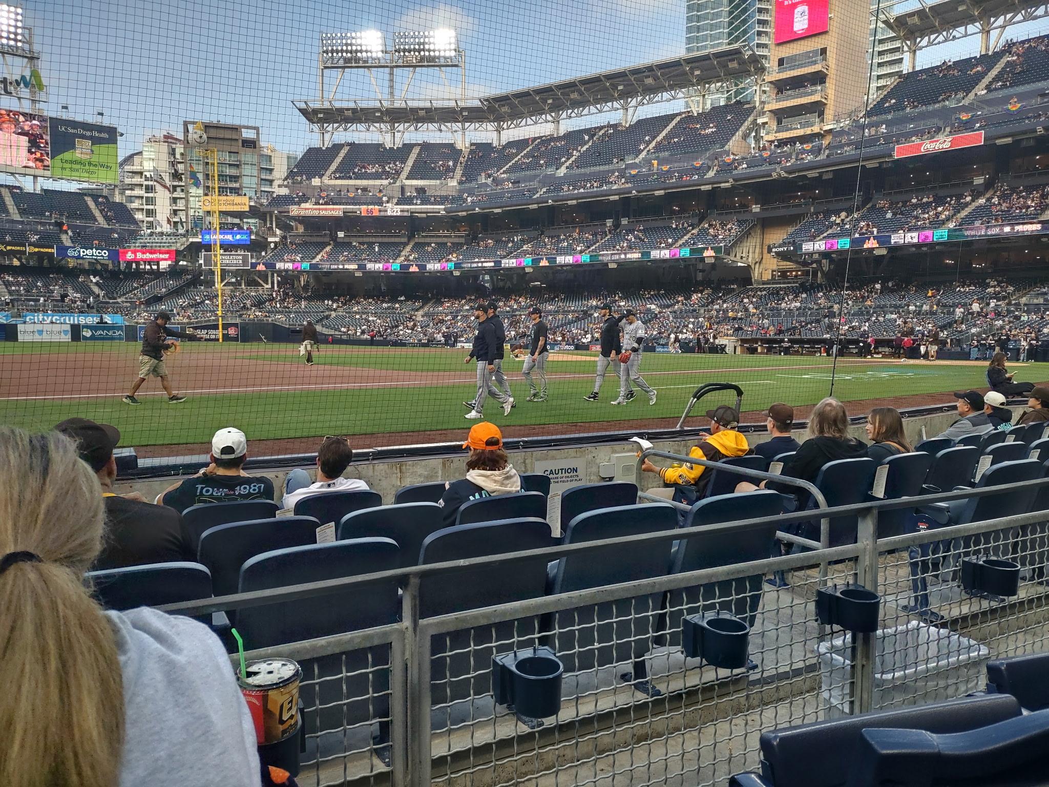Real Fan View taken from Section 112 at Petco Park by Jeffrey C