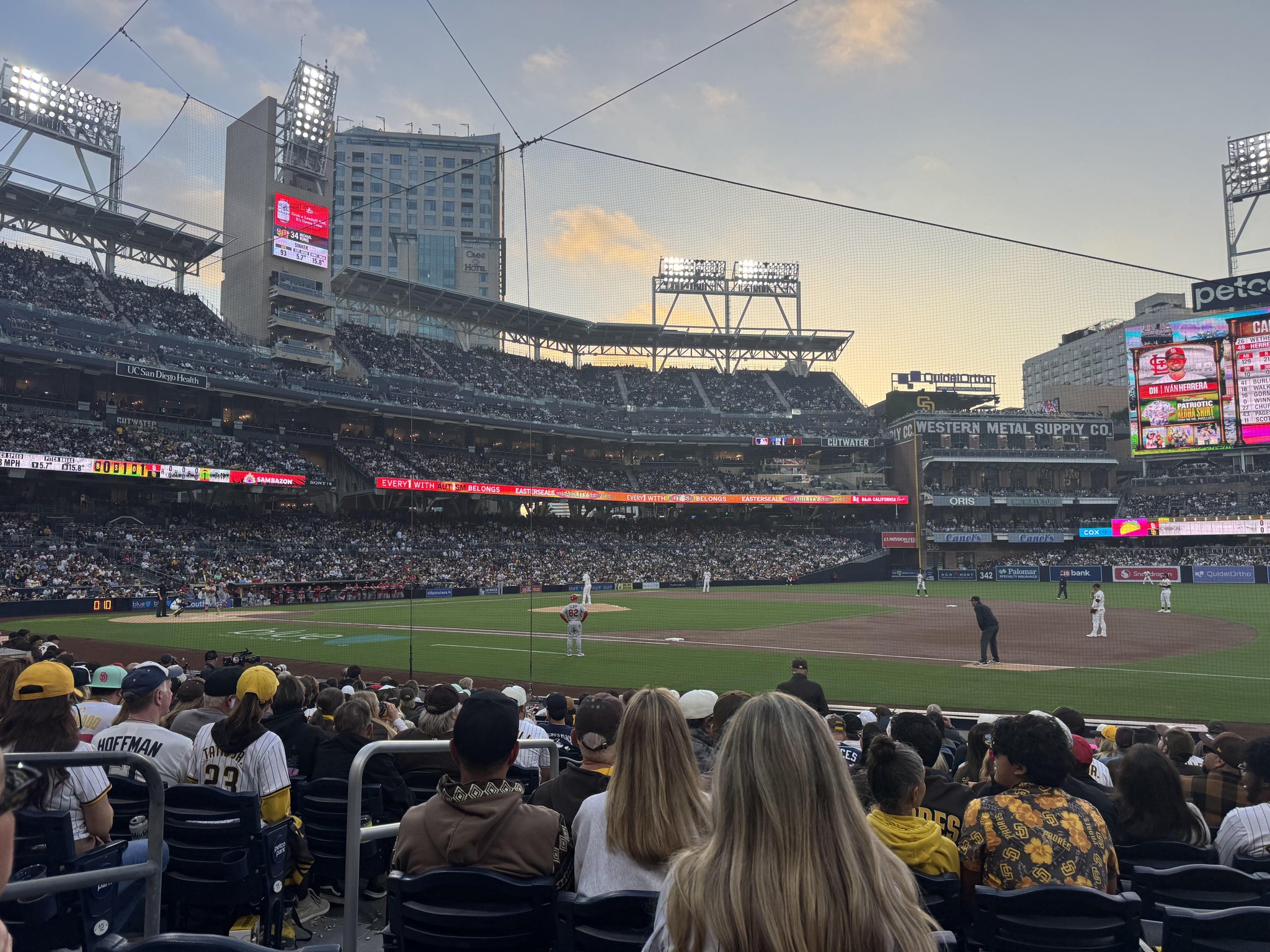 Real Fan View taken from Section 113 at Petco Park by Leonardo V