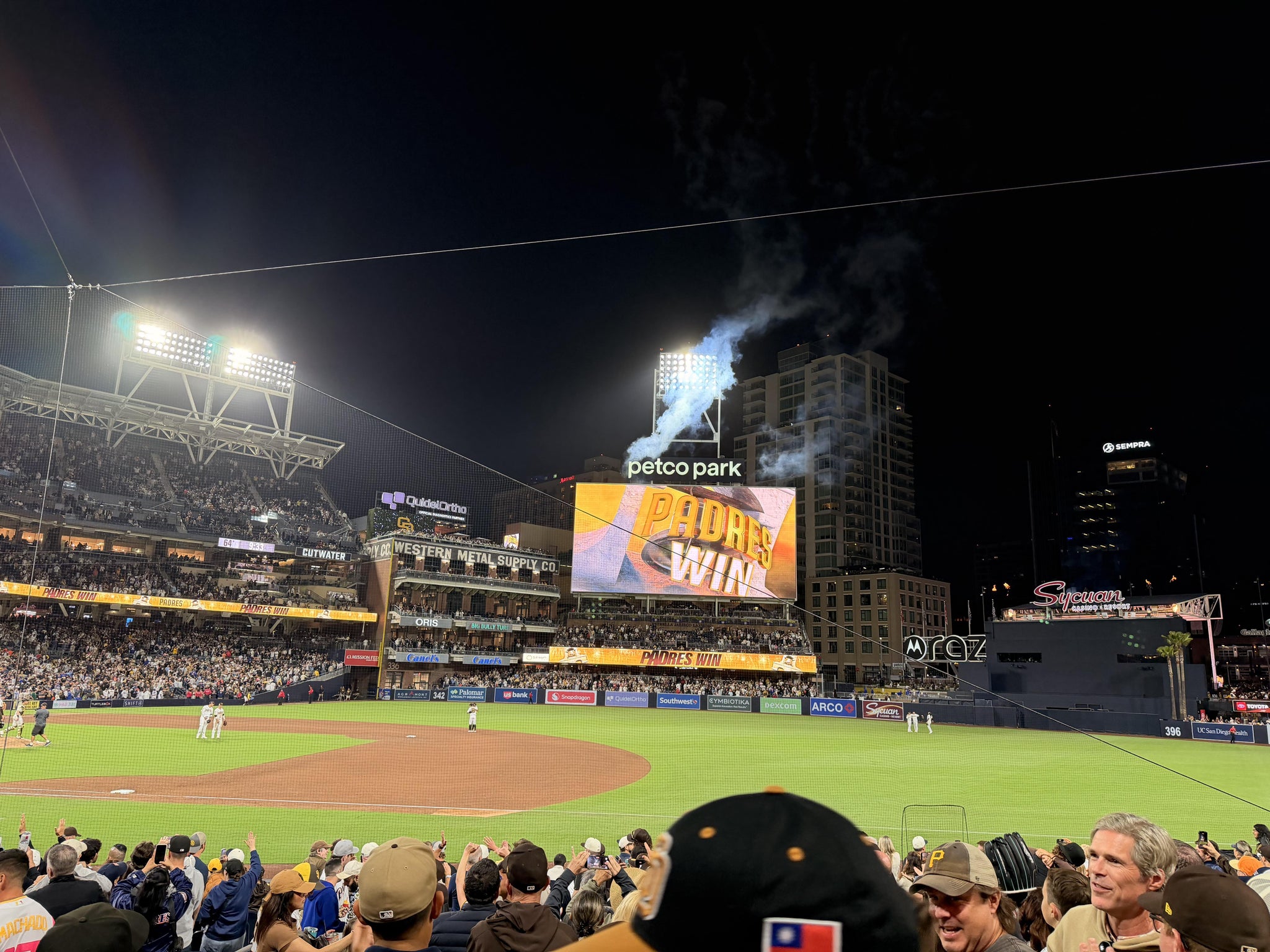 Real Fan View taken from Section 113 at Petco Park by Thomas V