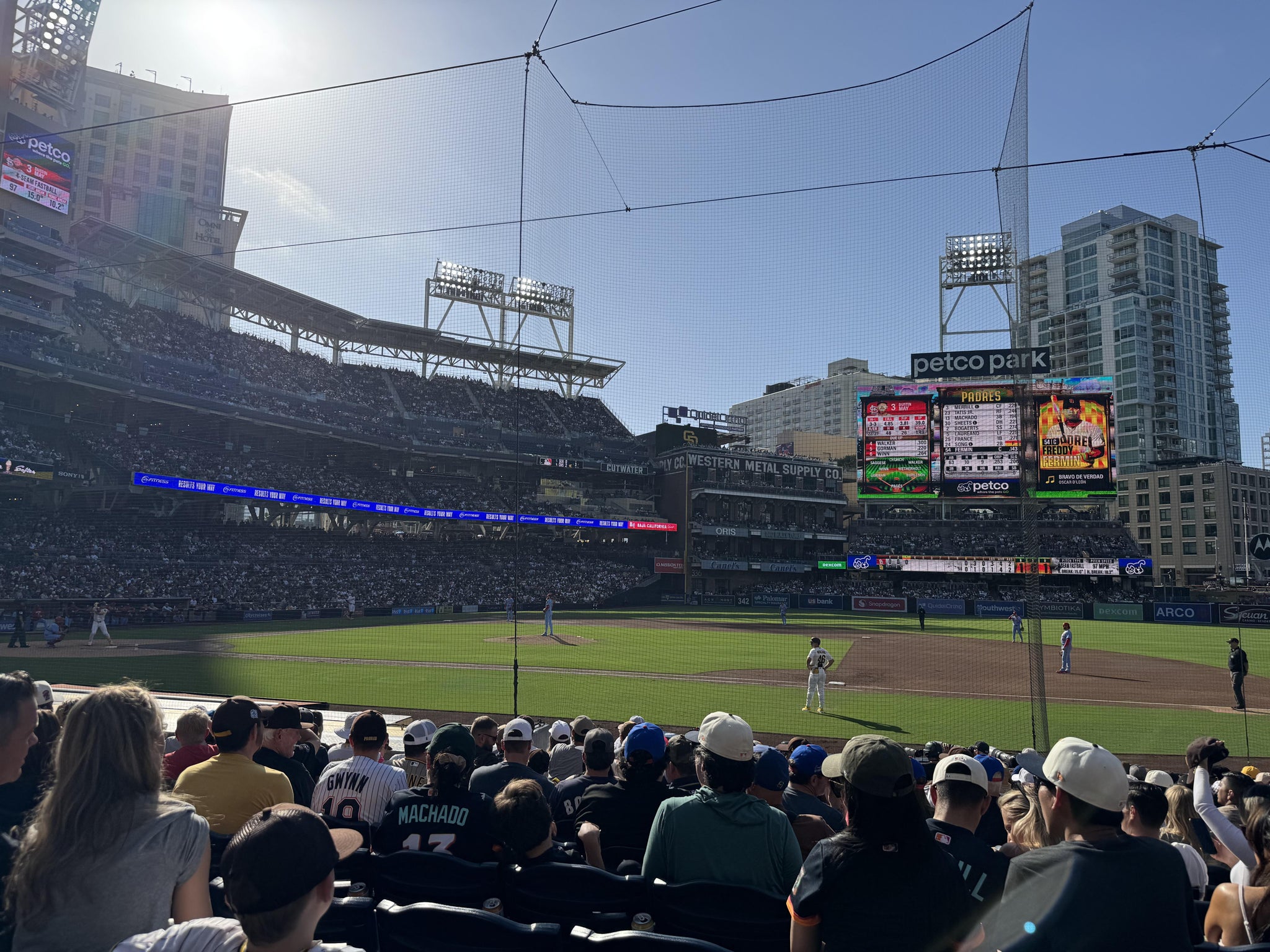 Real Fan View taken from Section 113 at Petco Park by Tracy B