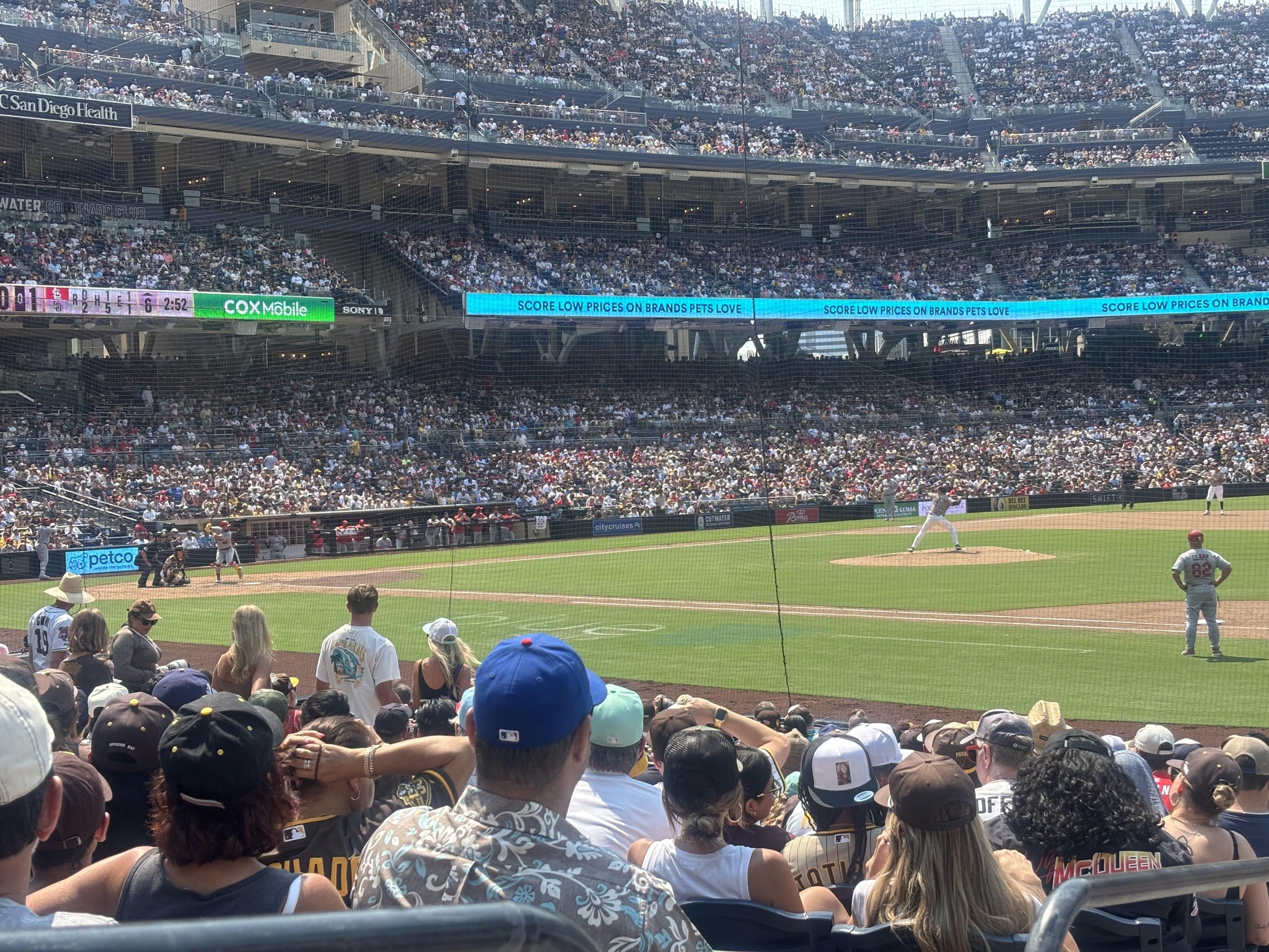 Real Fan View taken from Section 113 at Petco Park by Raul M
