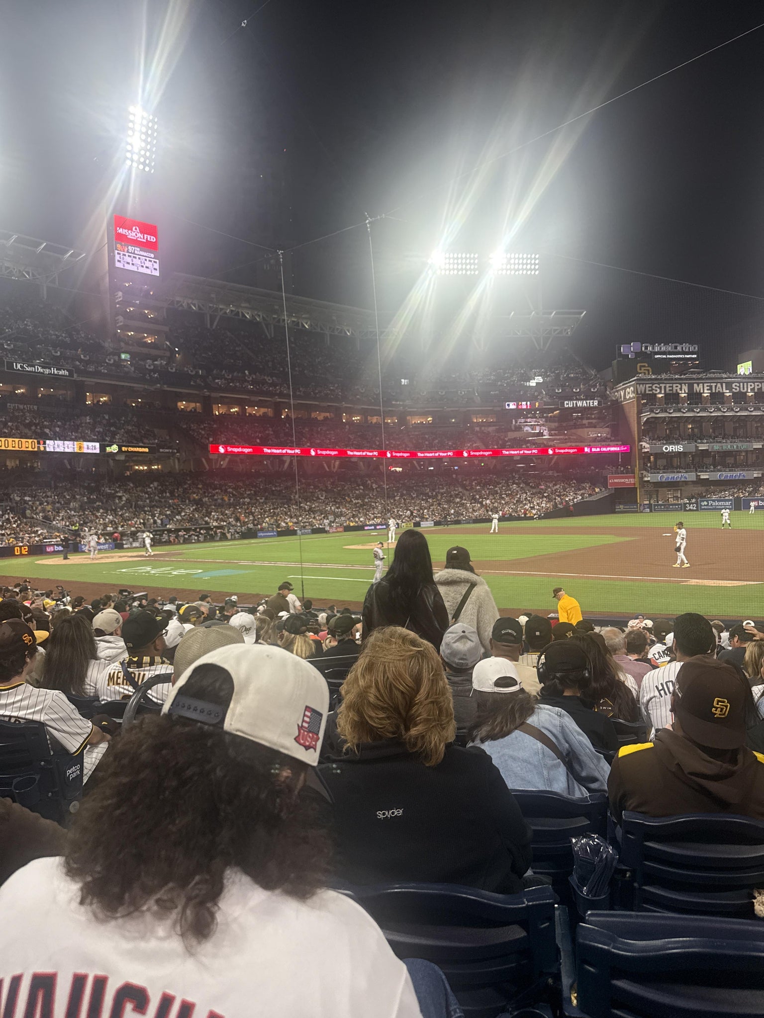 Real Fan View taken from Section 113 at Petco Park by Quinn J