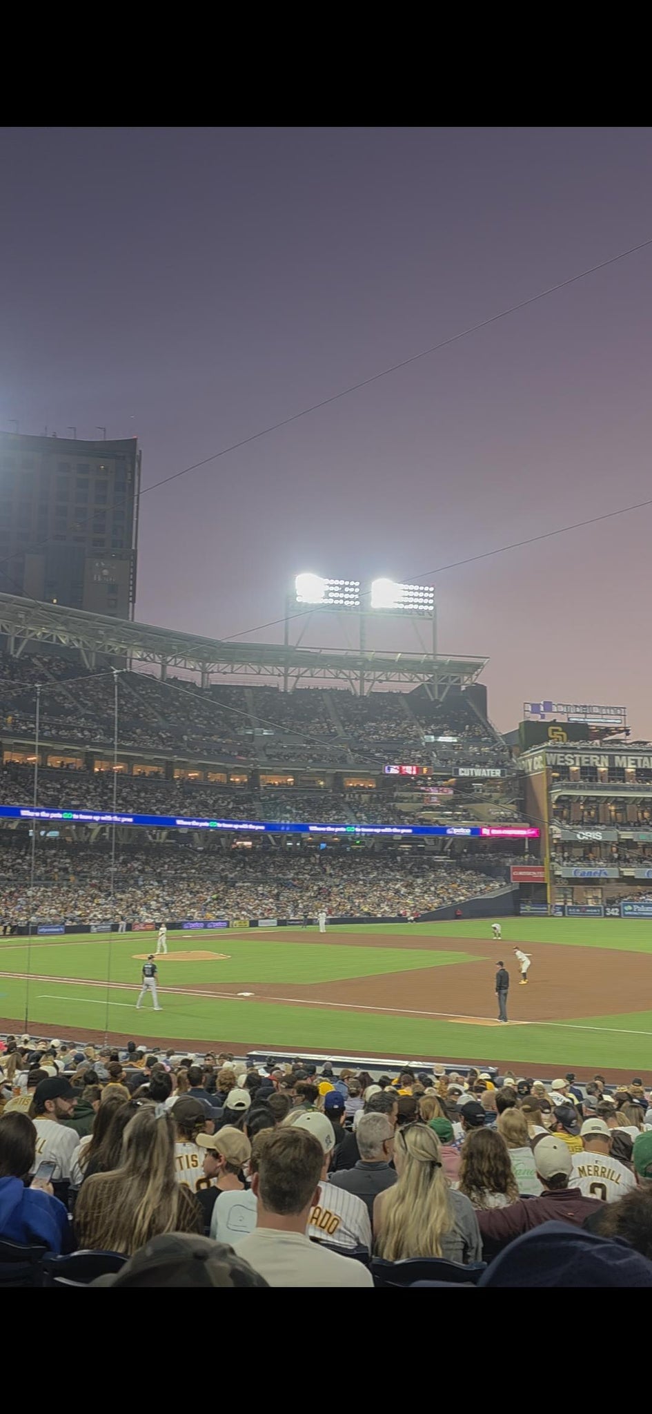 Real Fan View taken from Section 113 at Petco Park by Cristina V