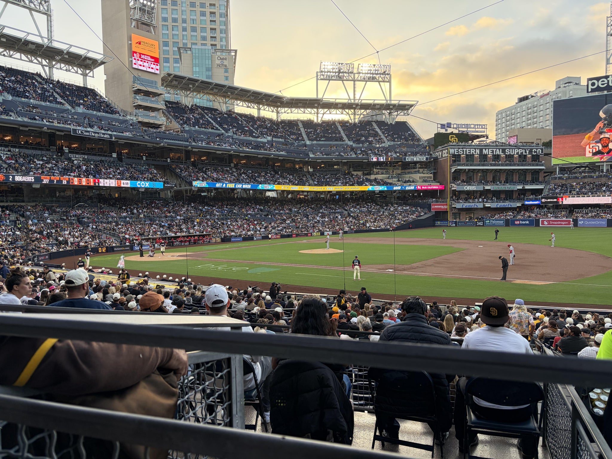 Real Fan View taken from Section 113 at Petco Park by Brian E