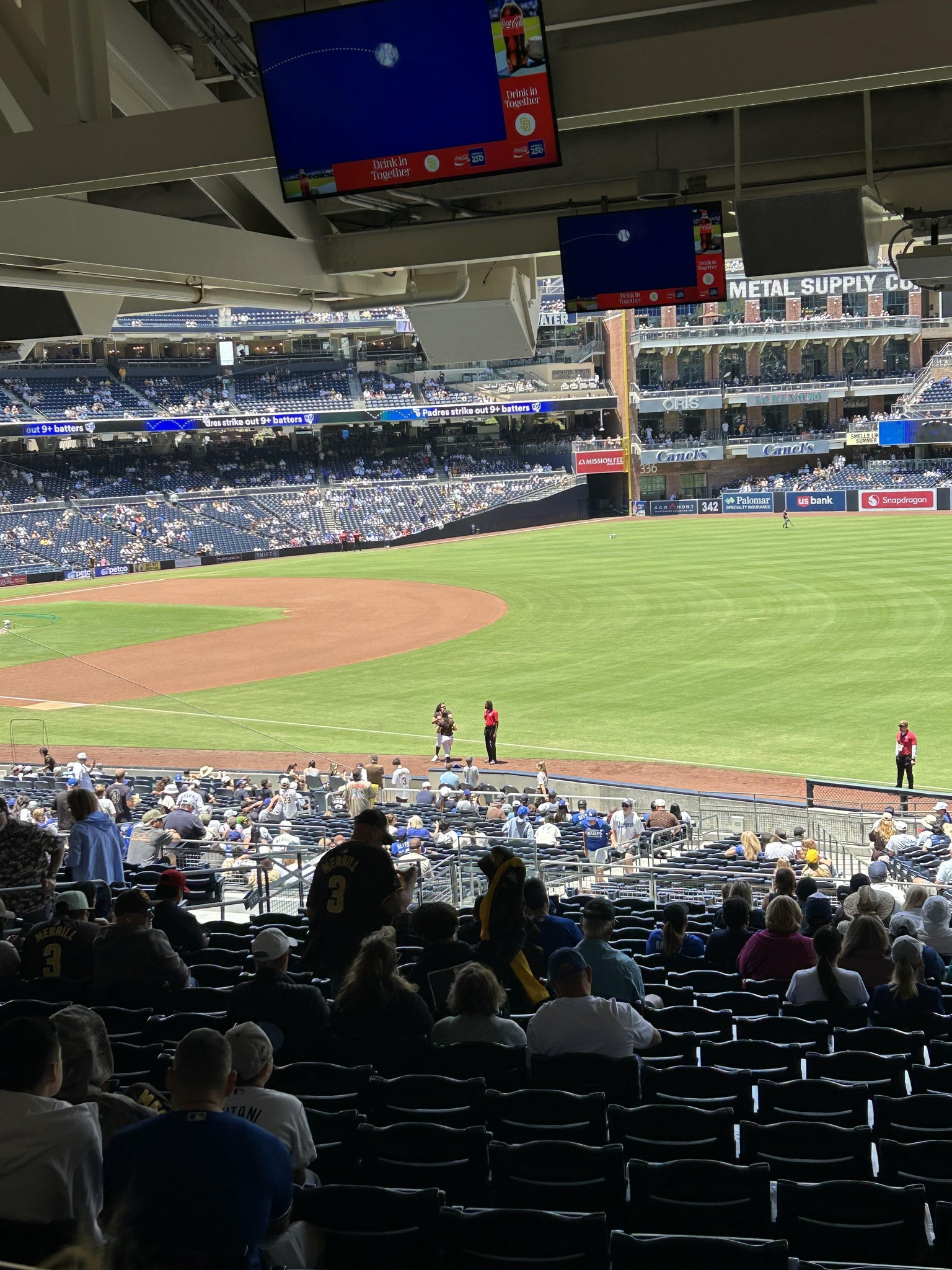Real Fan View taken from Section 113 at Petco Park by Kevin R