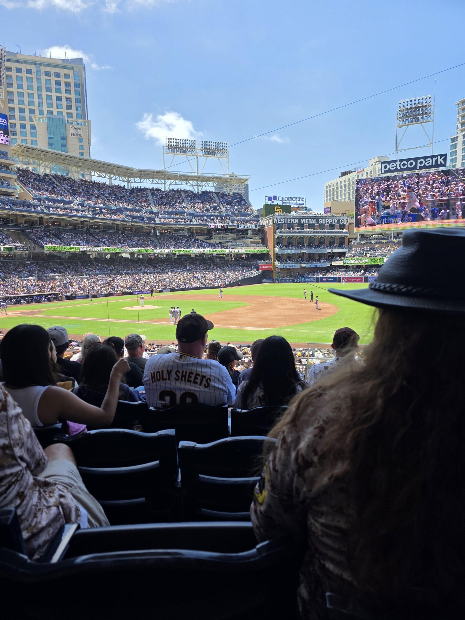 Real Fan View taken from Section 113 at Petco Park by Cristina V