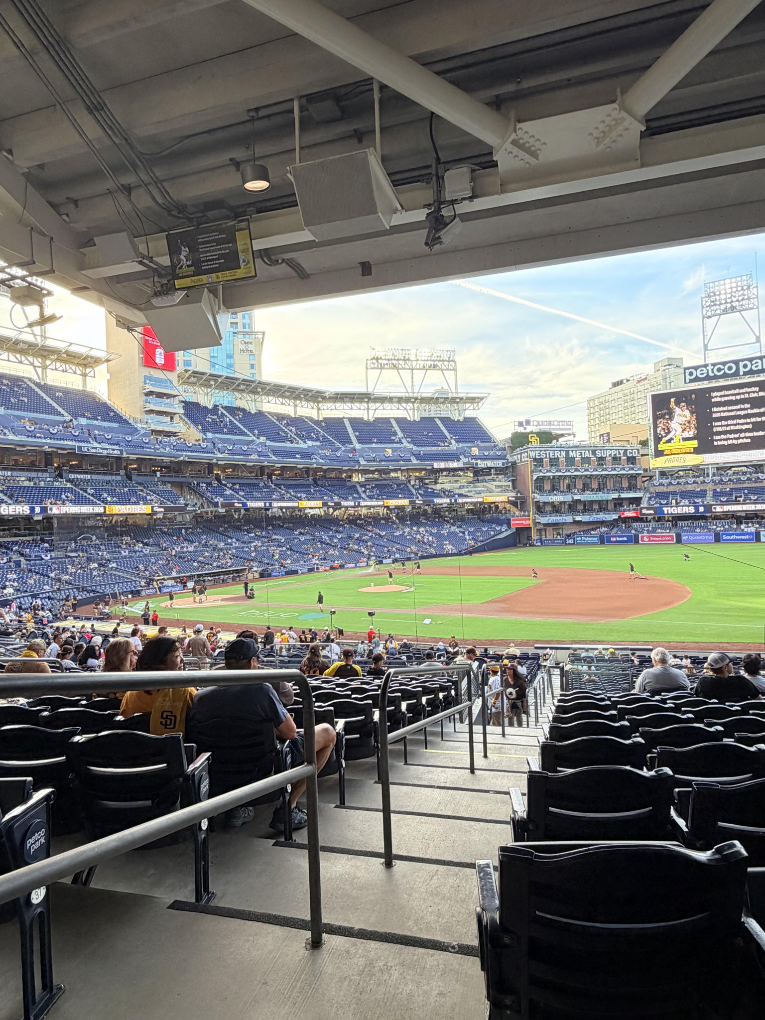Real Fan View taken from Section 113 at Petco Park by Brian H