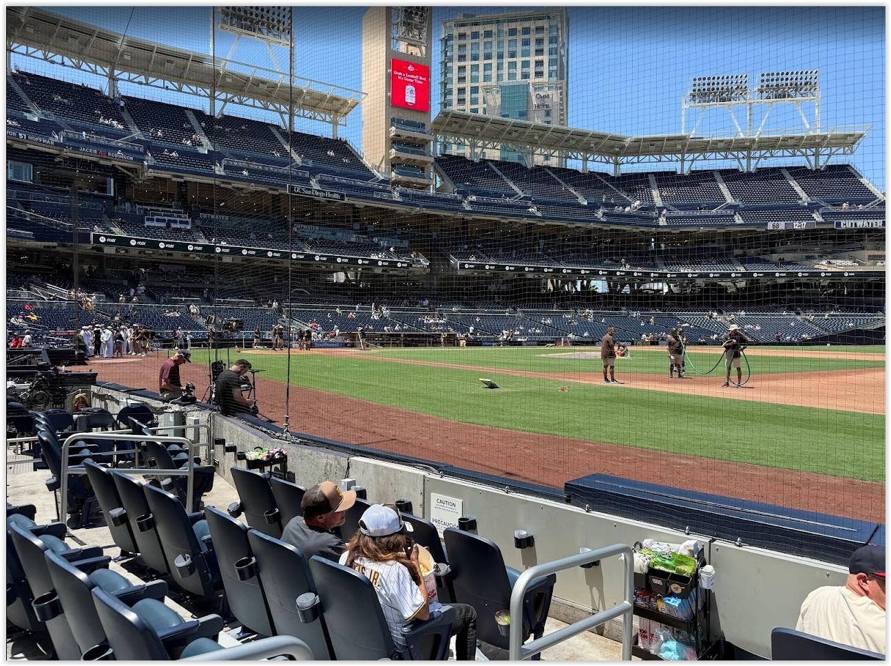 Real Fan View taken from Section 113 at Petco Park by John A