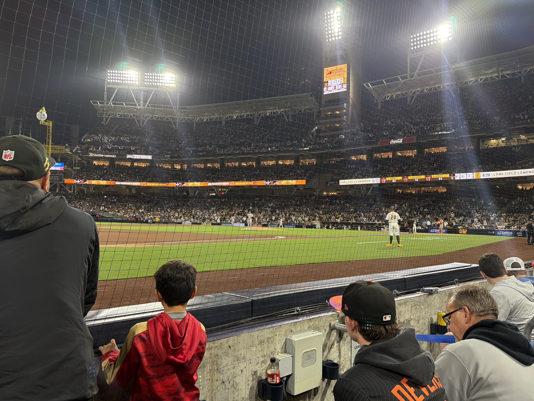 Real Fan View taken from Section 114 at Petco Park by Michael L