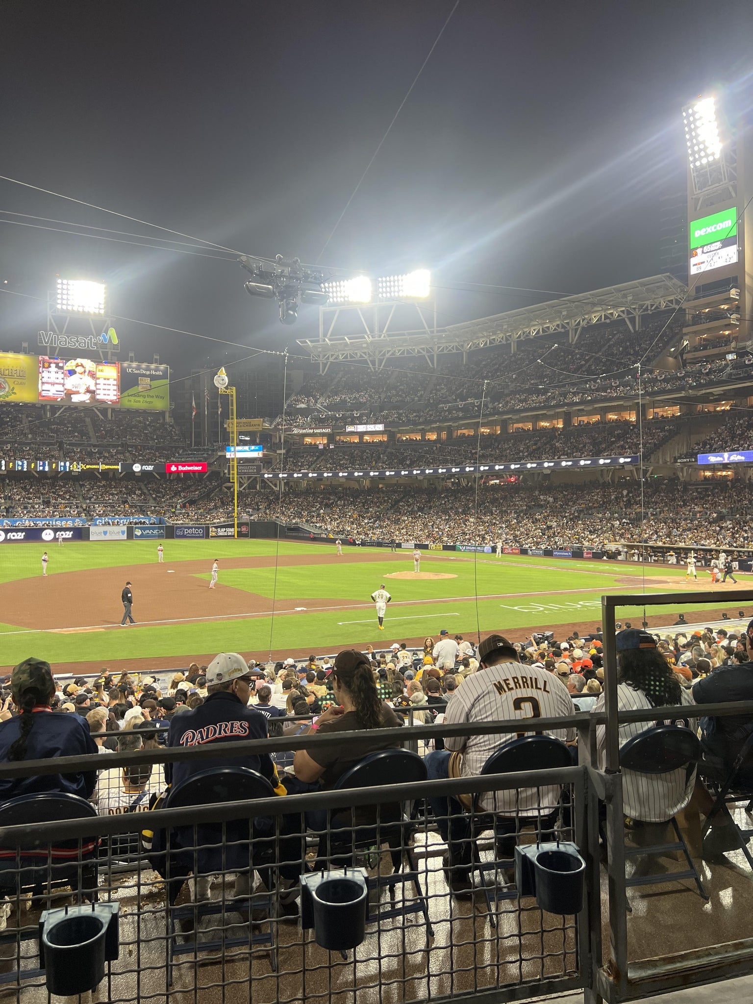 Real Fan View taken from Section 114 at Petco Park by Anonymous User