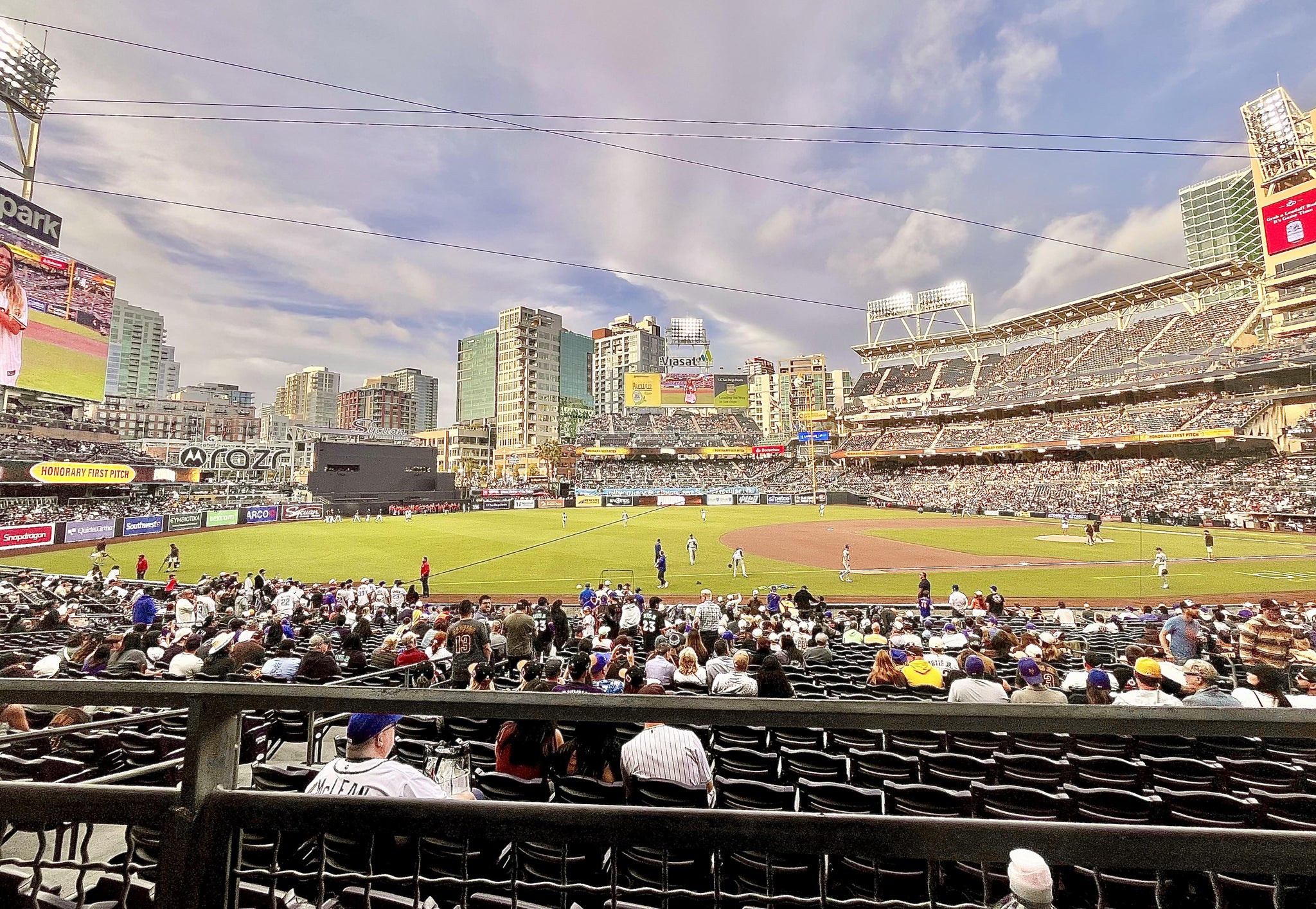 Real Fan View taken from Section 114 at Petco Park by Corin D