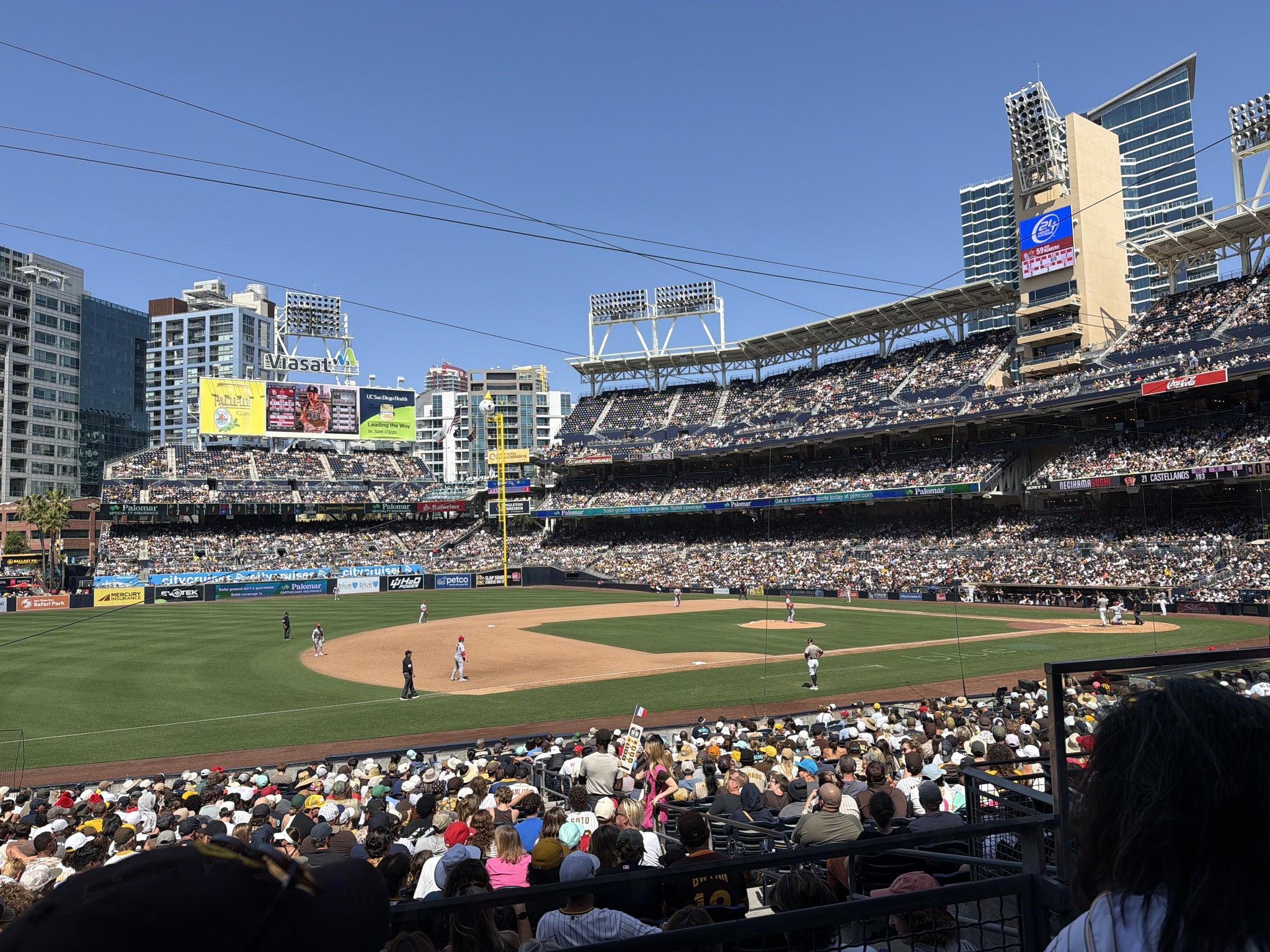 Real Fan View taken from Section 114 at Petco Park by Bailey E