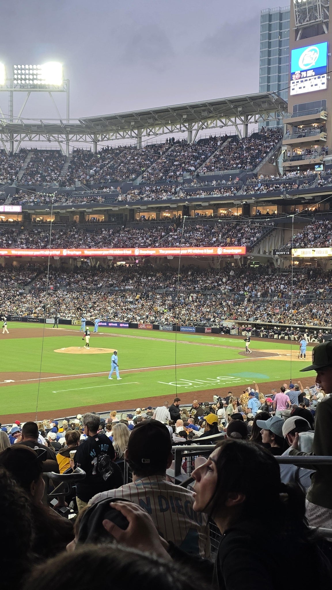 Real Fan View taken from Section 114 at Petco Park by Austin G