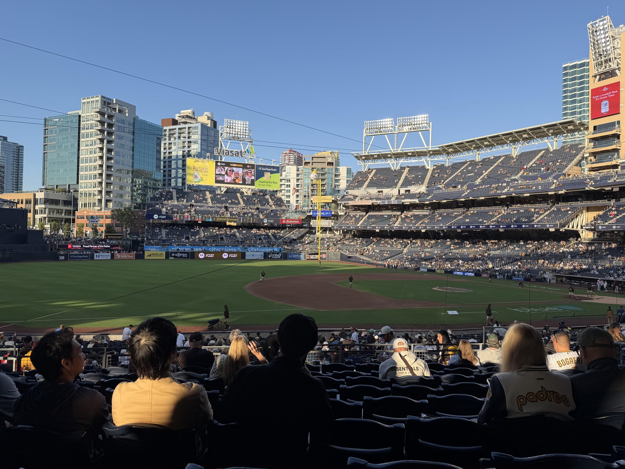 Vue réelle des fans prise de la Section 114 au site Petco Park par Anonymous User