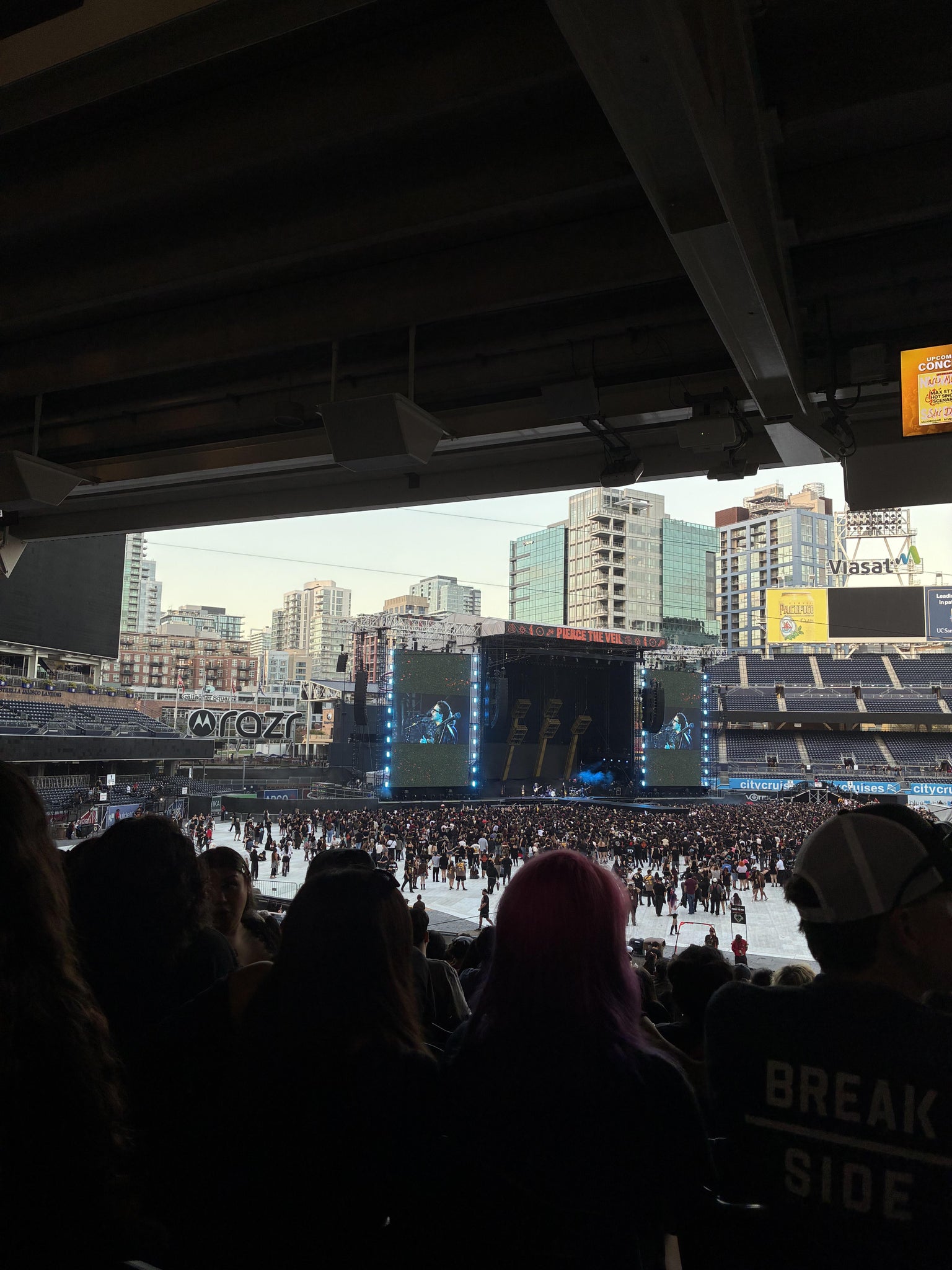 Real Fan View taken from Section 114 at Petco Park by Isabelle T