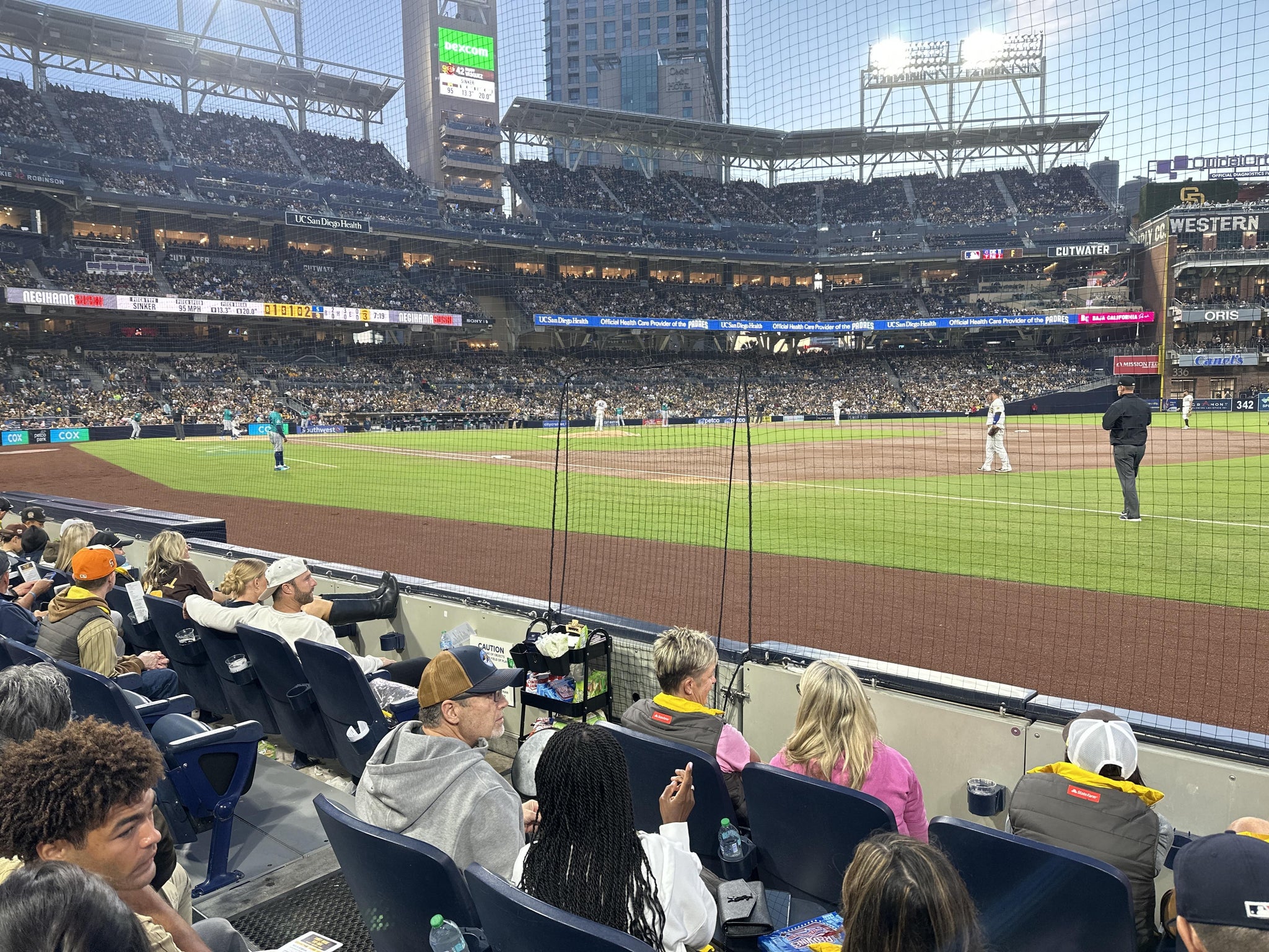 Real Fan View taken from Section 115 at Petco Park by Barry L