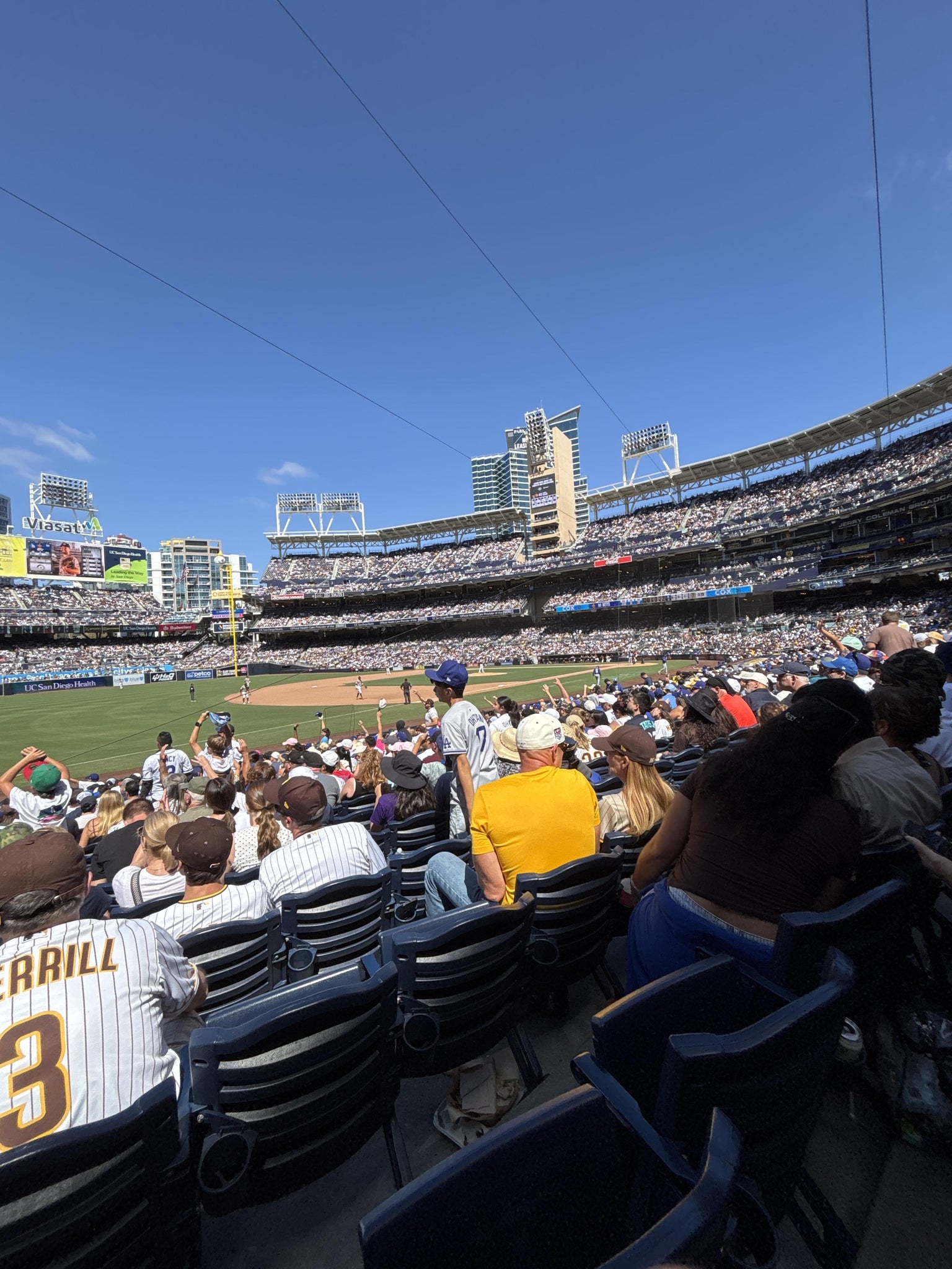 Real Fan View taken from Section 116 at Petco Park by Steven F