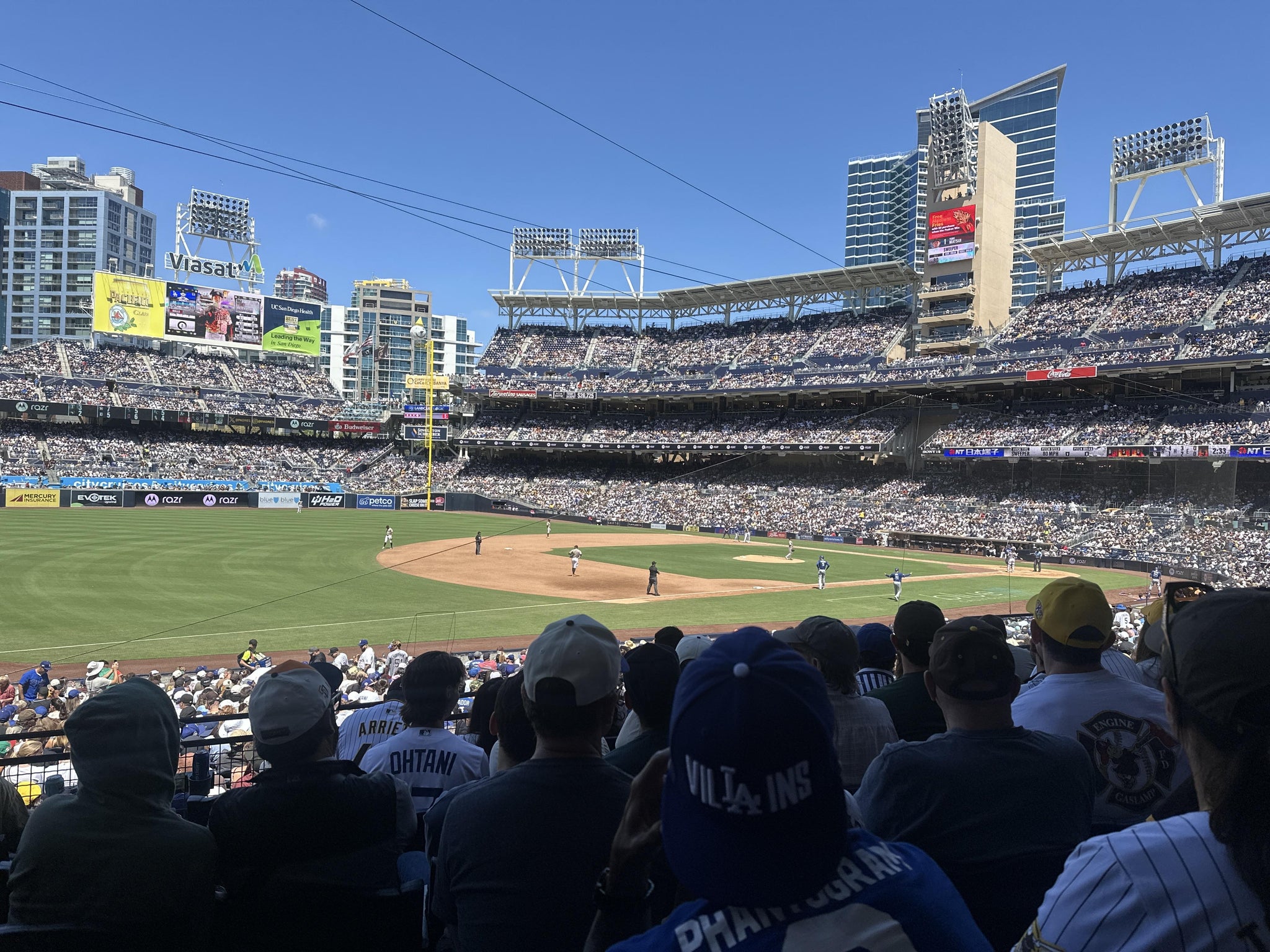 Real Fan View taken from Section 116 at Petco Park by Maria S