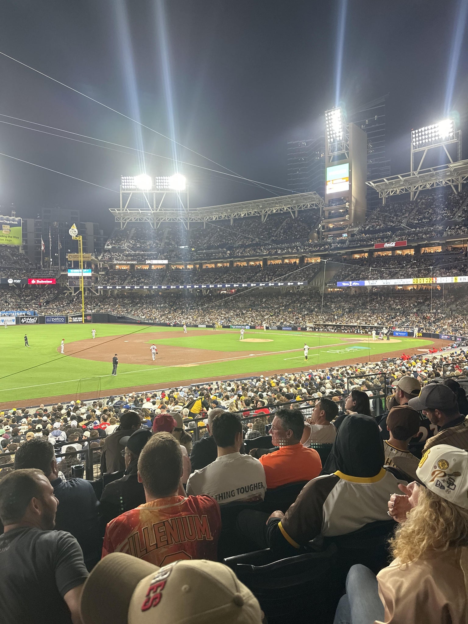 Real Fan View taken from Section 116 at Petco Park by Gildardo R