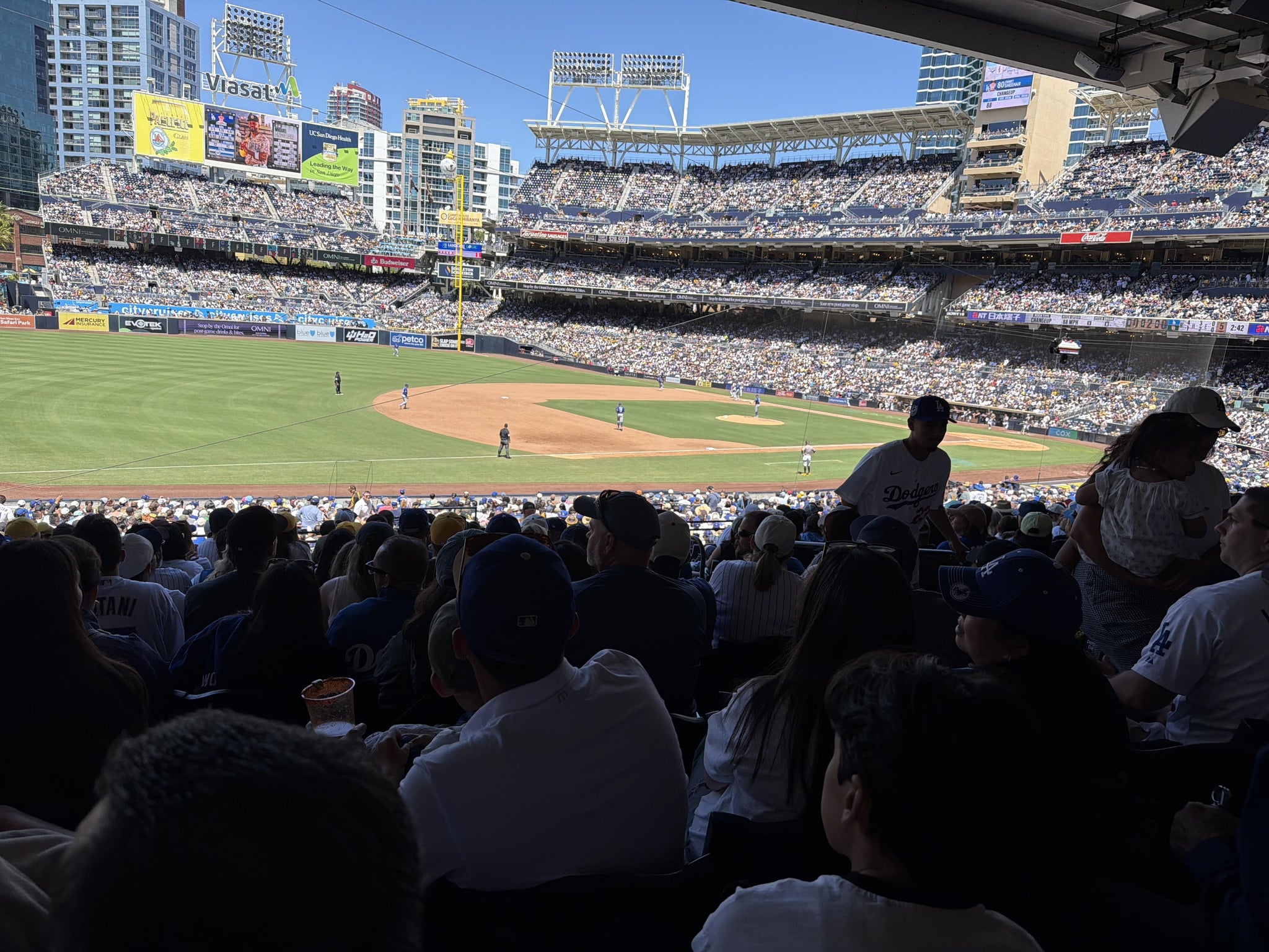 Real Fan View taken from Section 116 at Petco Park by Anonymous User