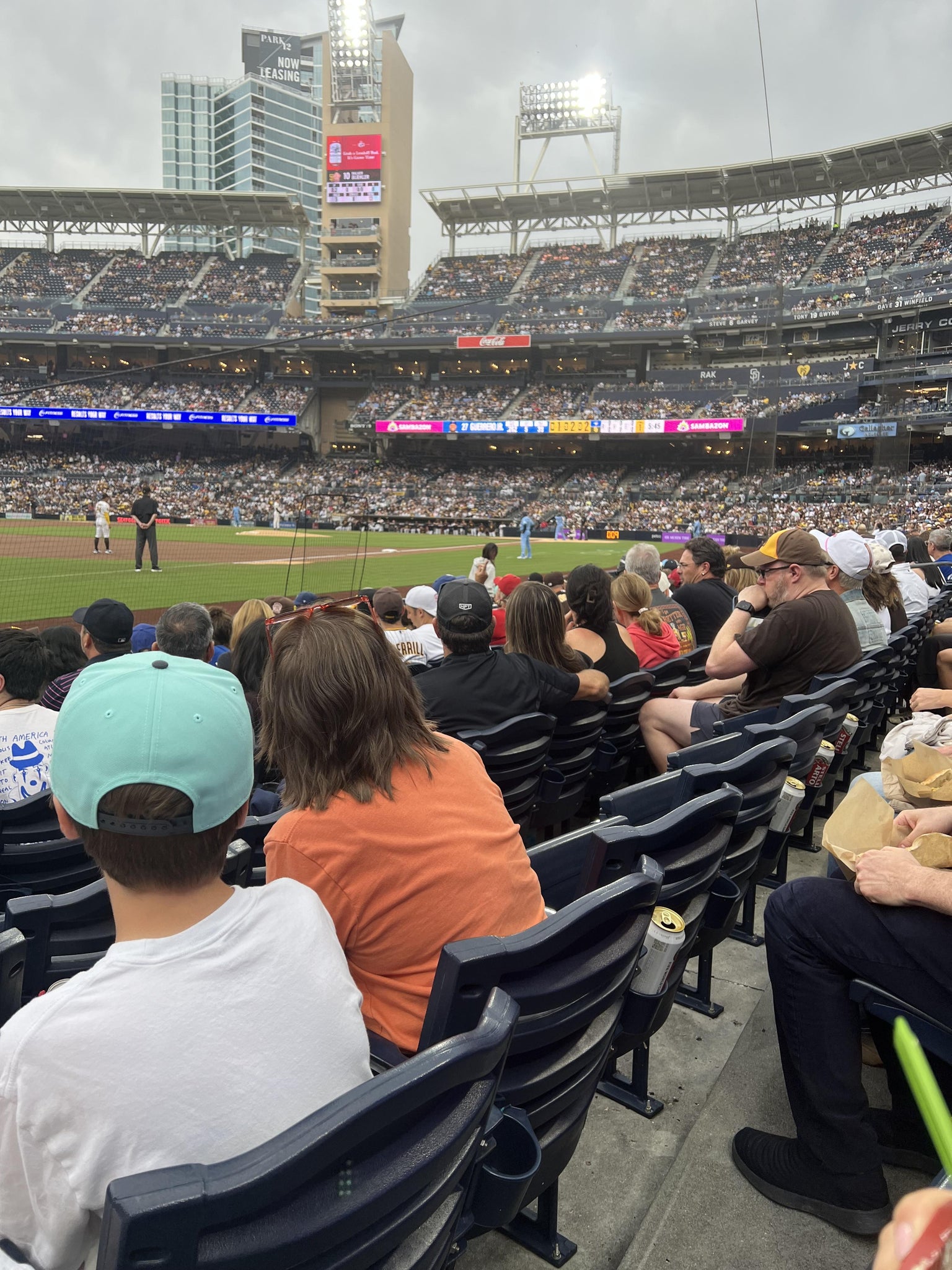 Real Fan View taken from Section 116 at Petco Park by Benjamin D